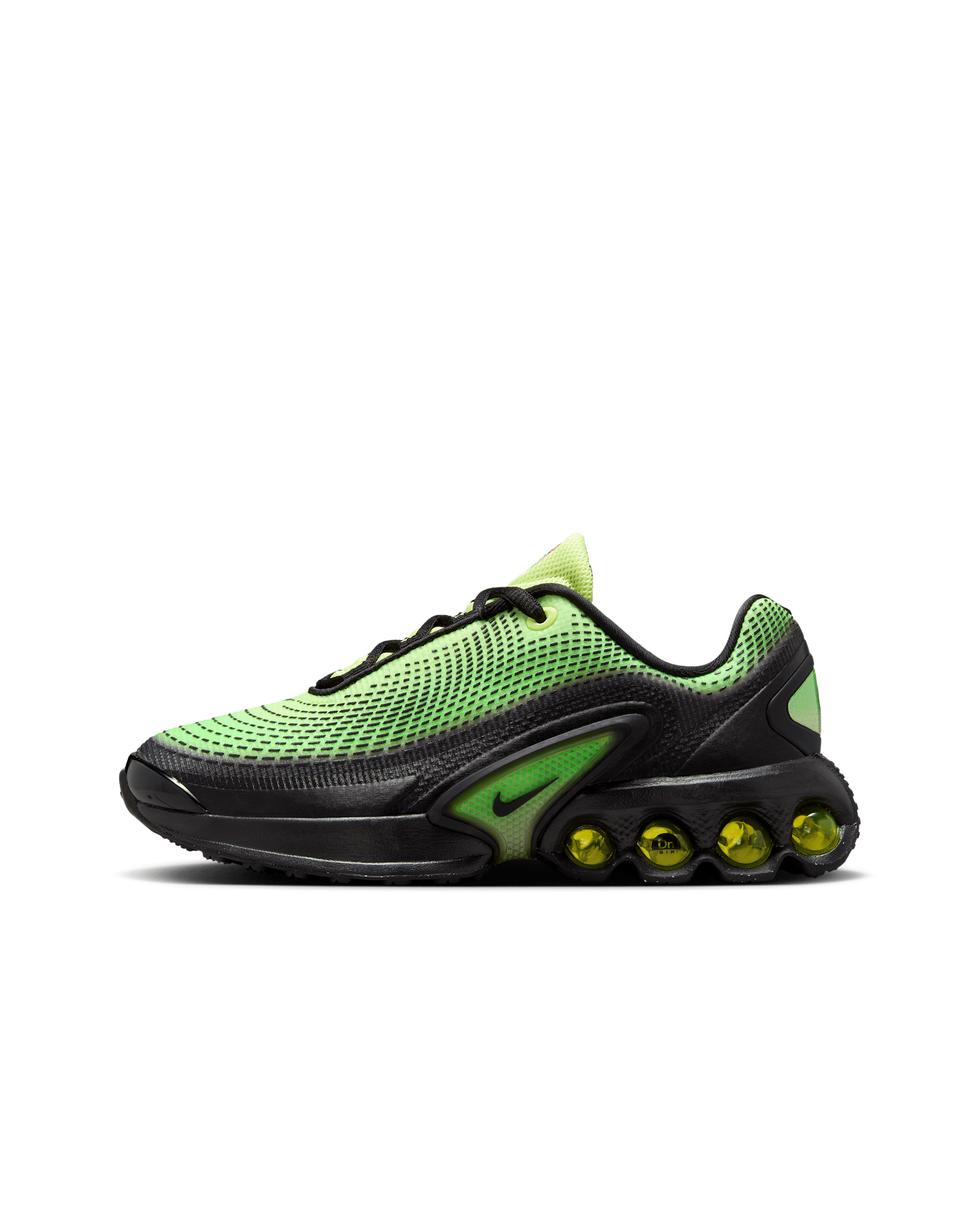 Nike Air Max Dn Big Kids' Shoes - Light Lemon Twist/Green Strike/Black/Black