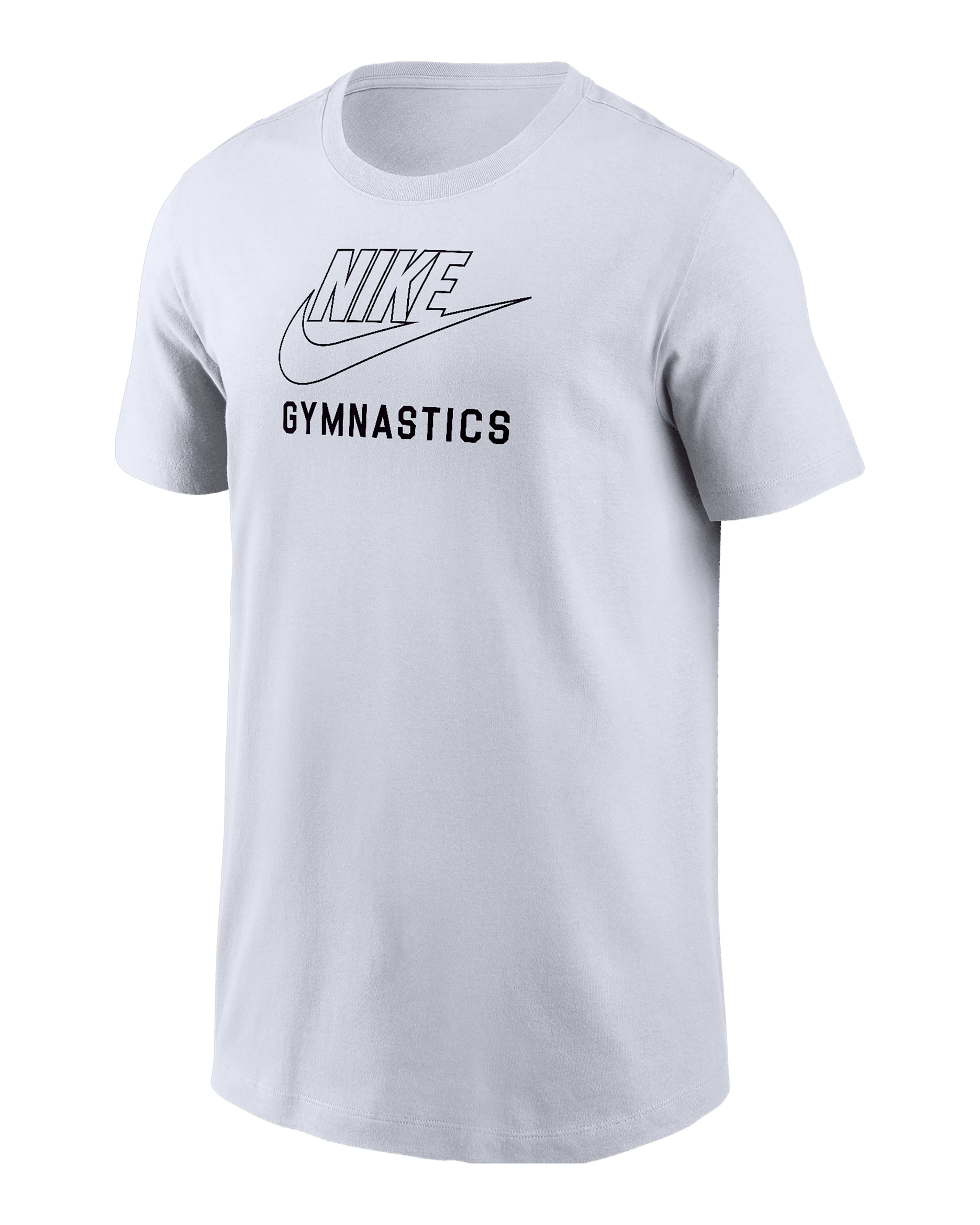 Nike Swoosh Big Kids' Gymnastics T-Shirt - White