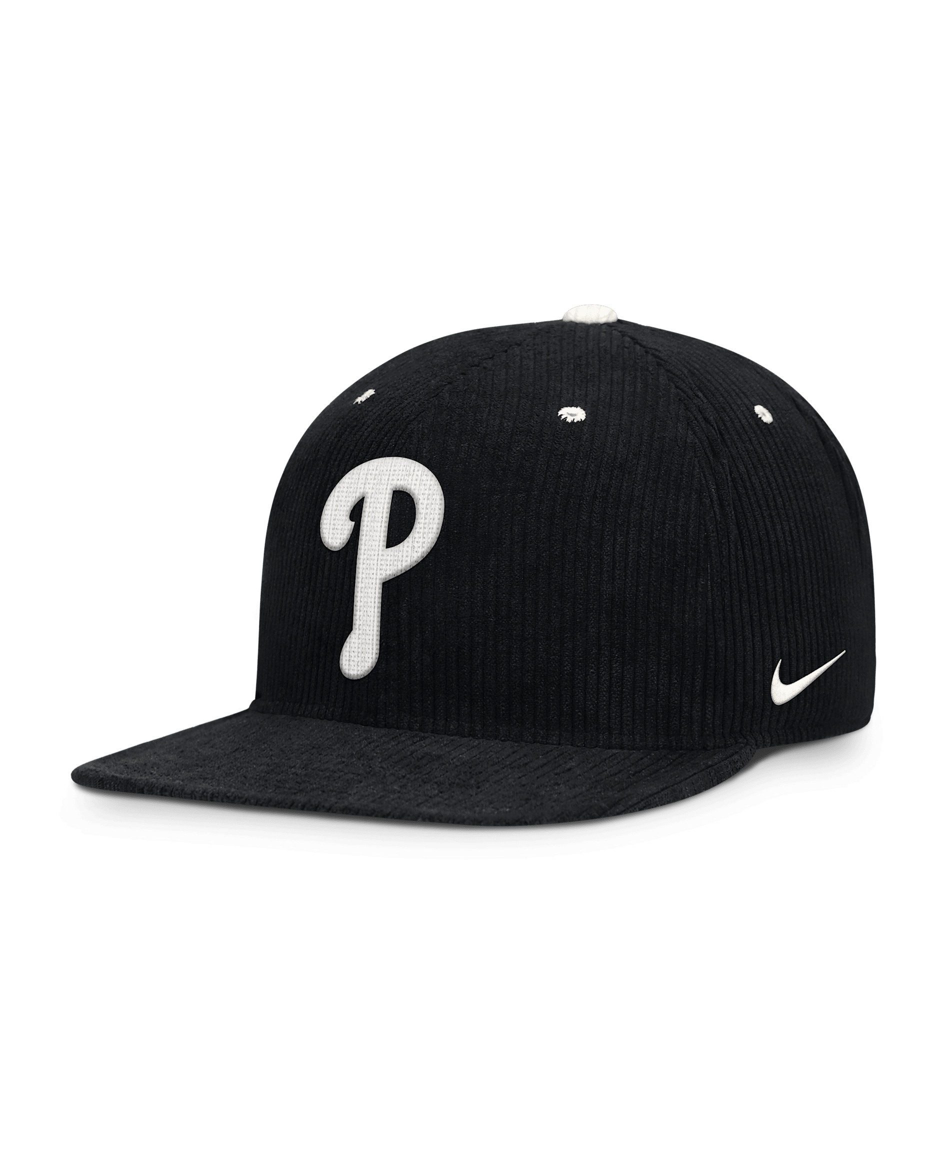 Gorra Nike de la MLB ajustable para hombre Philadelphia Phillies Pro - Negro