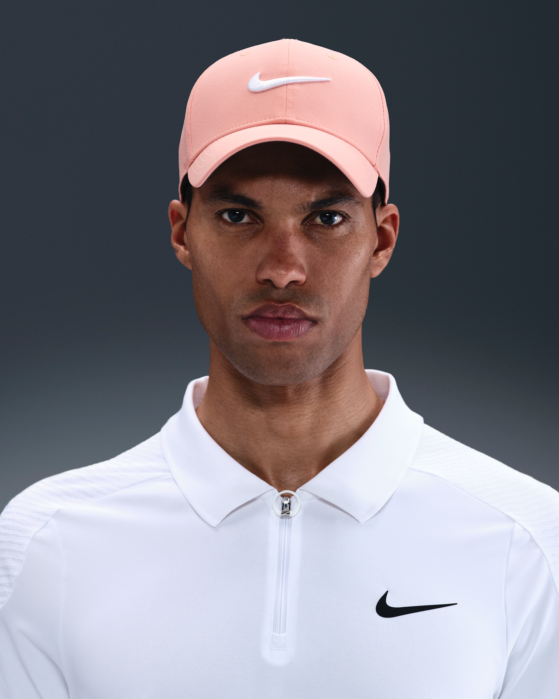 Nike Dri-FIT Club Structured Swoosh Cap - Apricot Agate/White