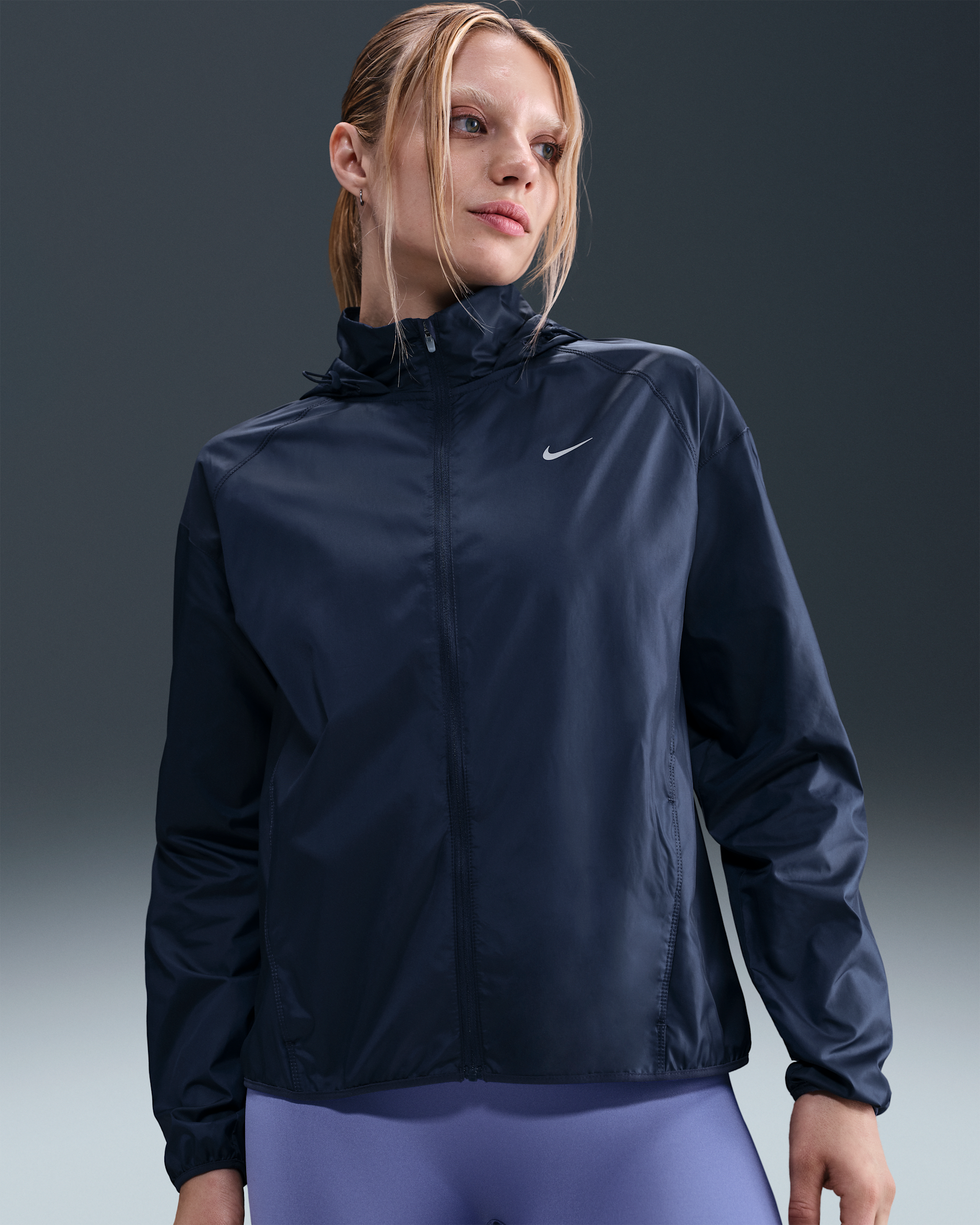 Nike Tempo Women's Repel Running Jacket - Midnight Navy
