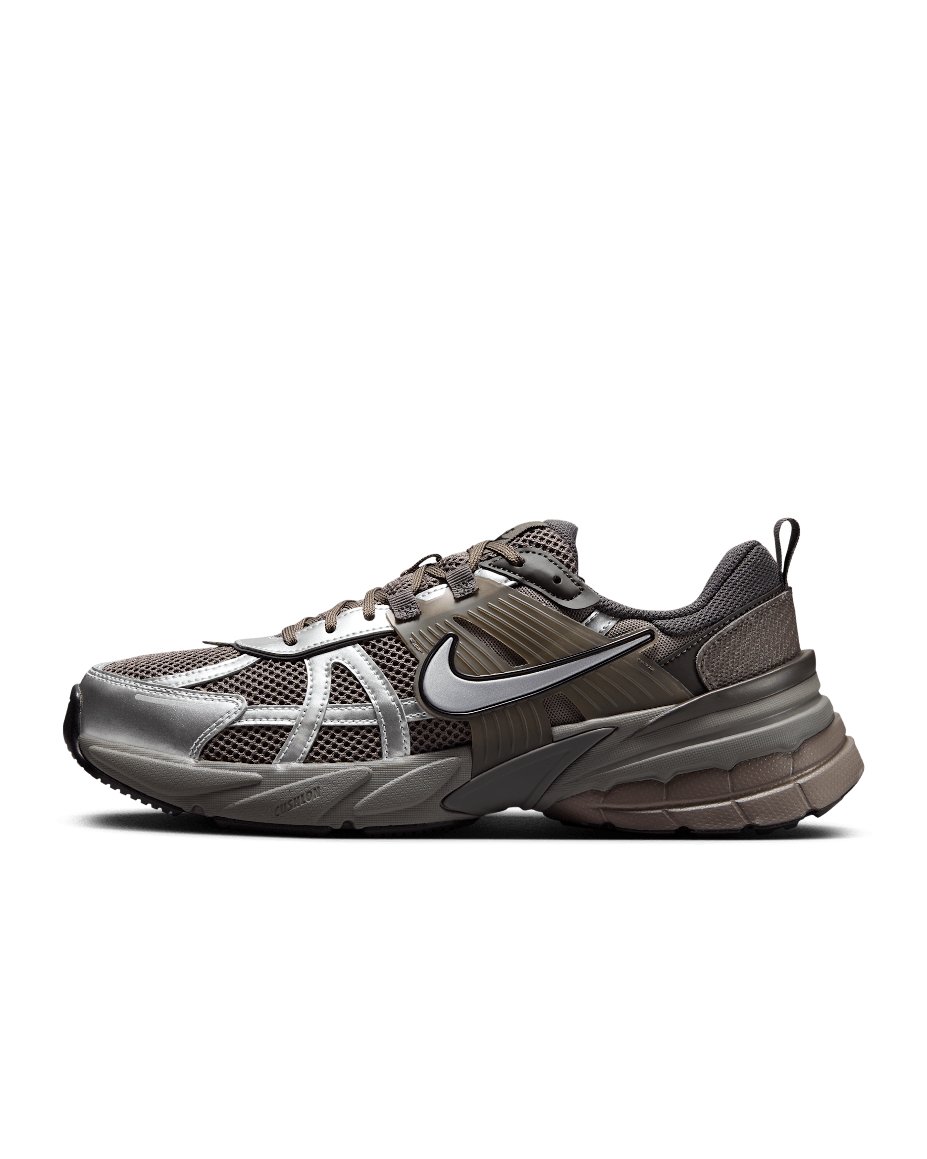 รองเท้าผู้ชาย Nike V2K Run - Cave Stone/Flat Pewter/Medium Ash/Metallic Silver