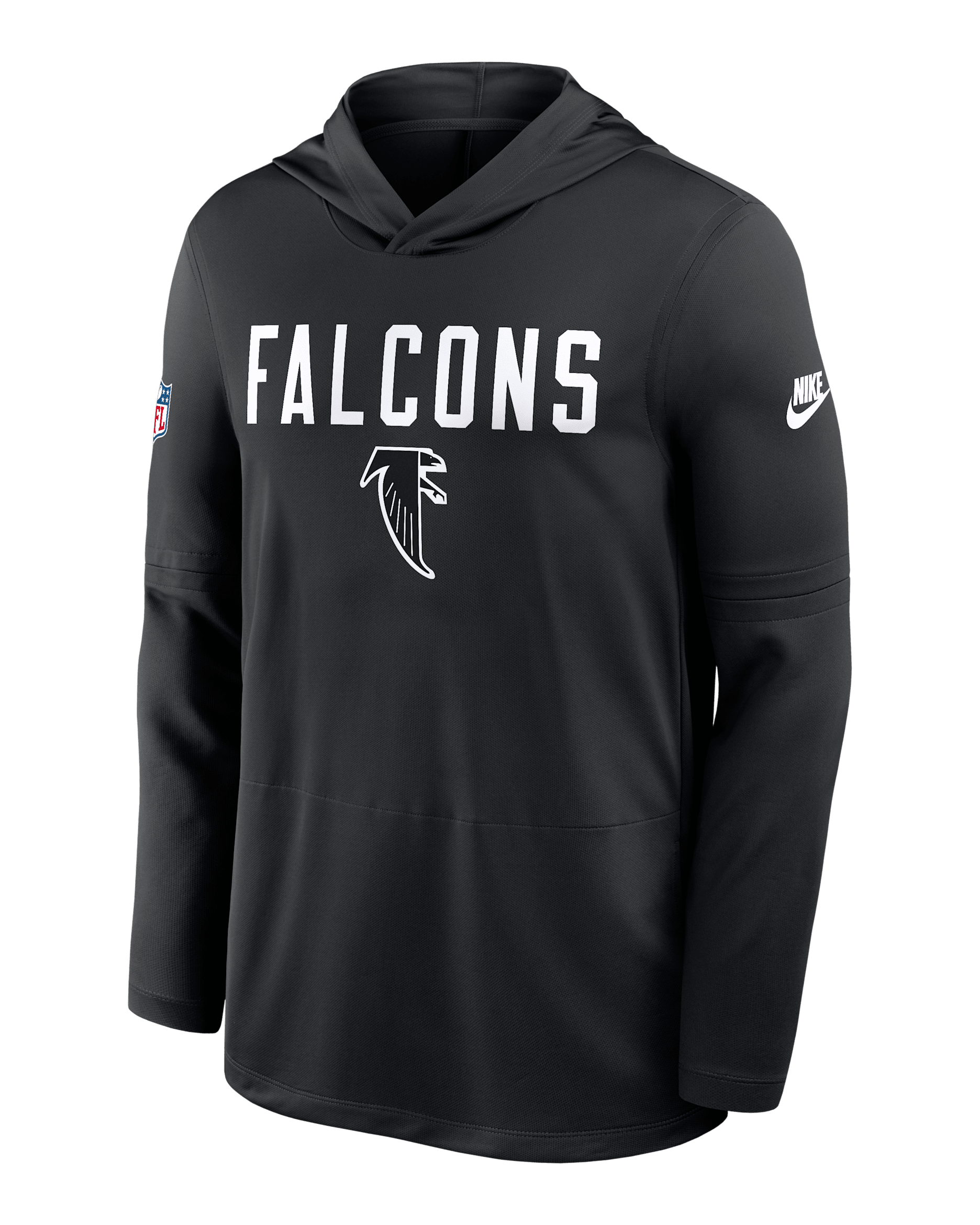 Atlanta Falcons Pass Accuracy Men's Nike Dri-FIT NFL Long-Sleeve Hooded Top - Black