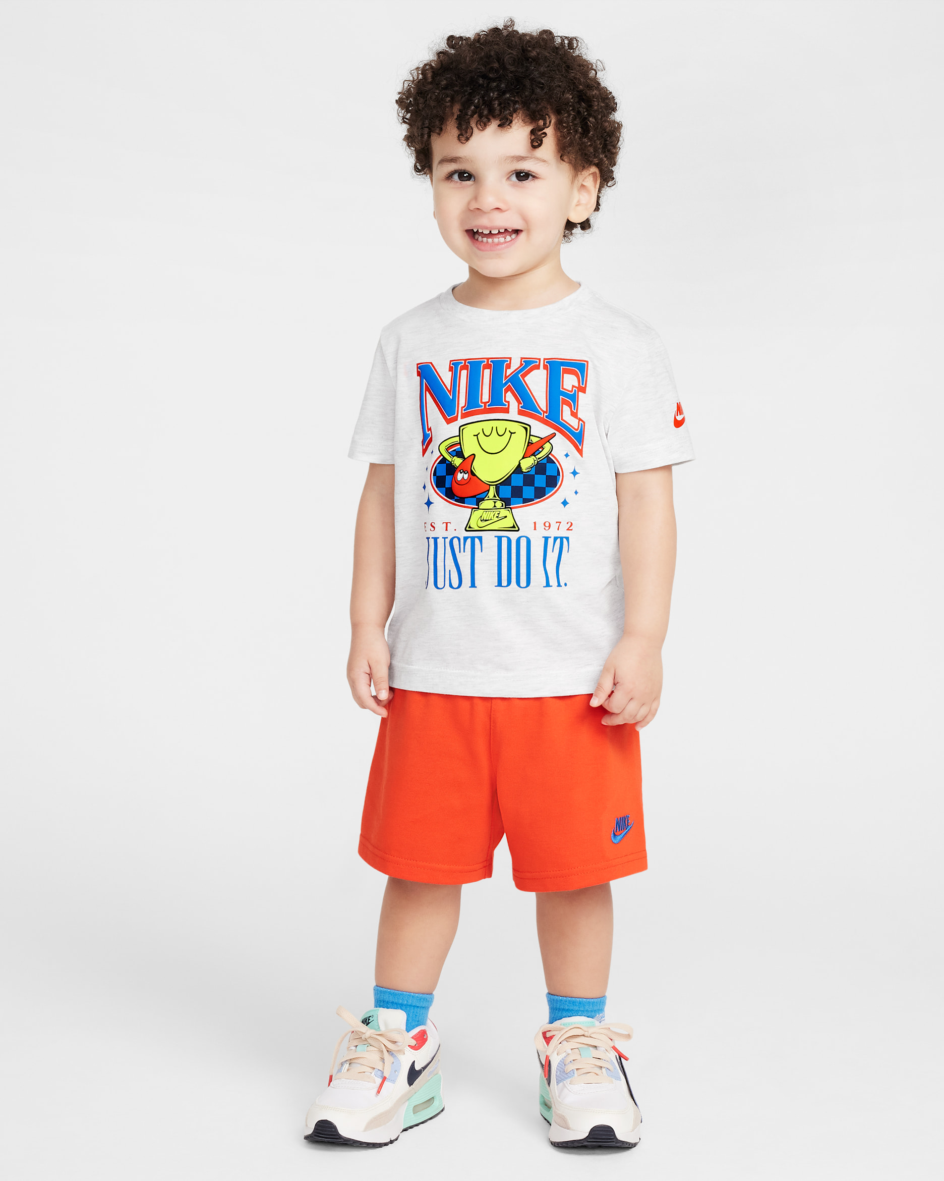 Nike Toddler Ace Your Game 2-Piece Jersey Shorts Set - Picante Red
