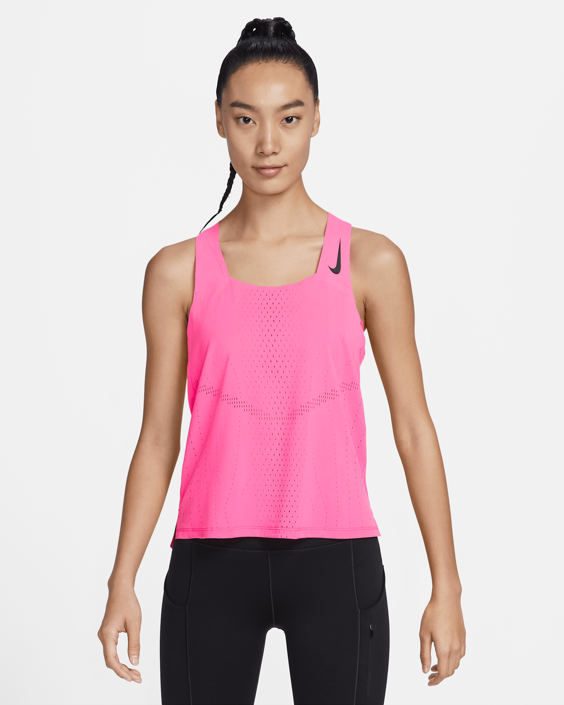 Nike Dri-FIT ADV AeroSwift Women's Racing Vest - Pinksicle/Black