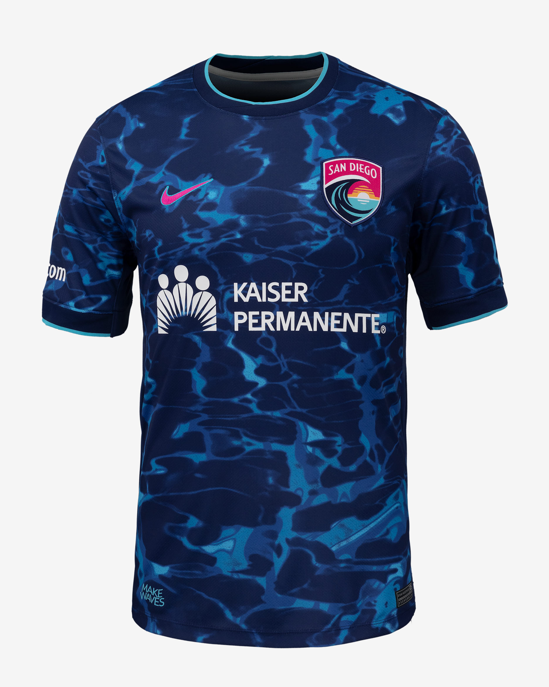 San Diego Wave FC 2025 Stadium Away Men's Nike Dri-FIT NWSL Replica Jersey - Blue Jay/Blue Void