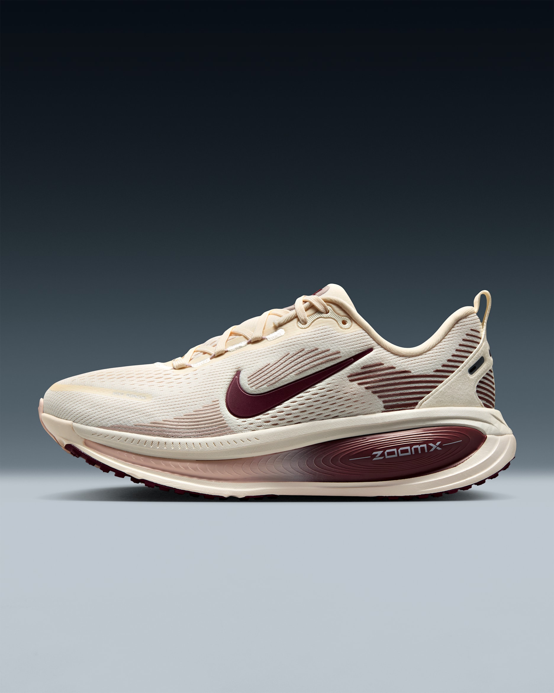 Nike Vomero 18 Women's Road Running Shoes - Pale Ivory/Red Sepia/Silt Red/Dark Team Red