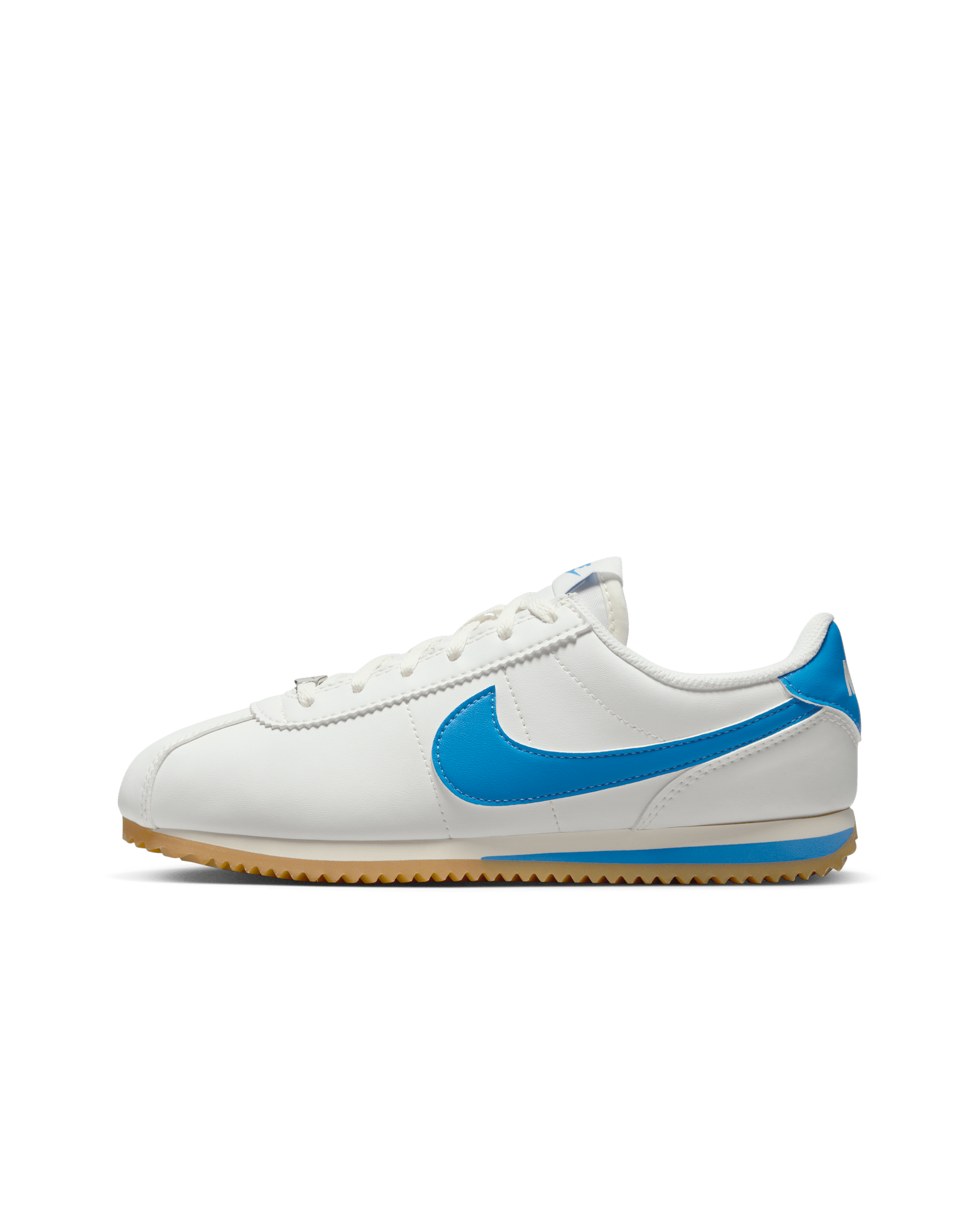 Nike Cortez 大童鞋款 - Sail/Gum Yellow/Light Photo Blue