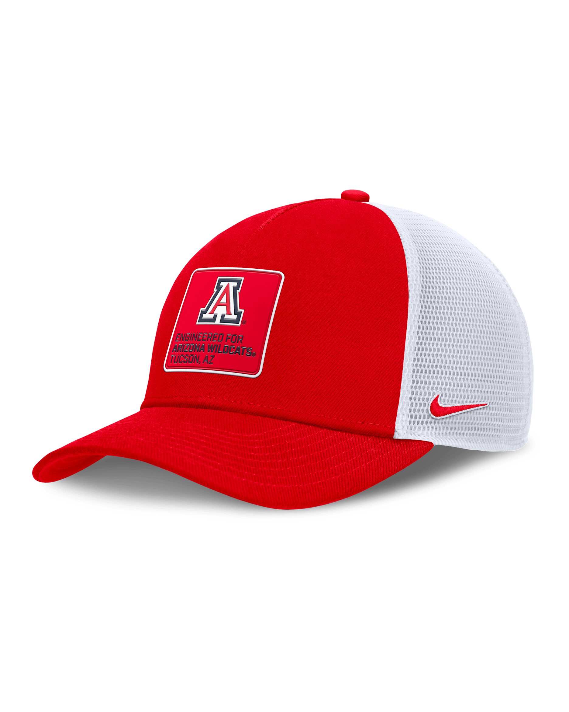 Gorra de rejilla universitaria Nike ajustable para hombre Arizona On-Field Rise Engineered - Rojo
