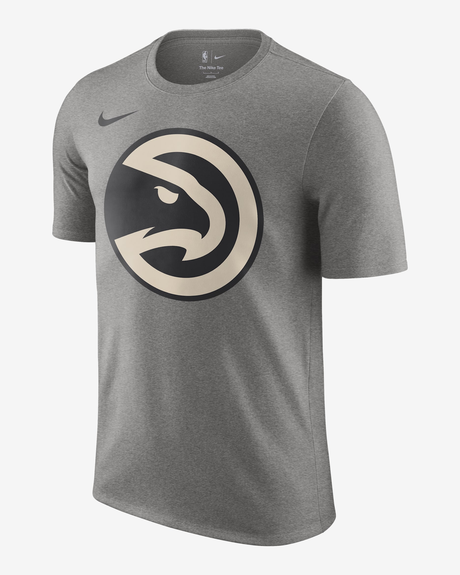 Playera Nike NBA para hombre Atlanta Hawks Essential City Edition - Gris oscuro jaspeado