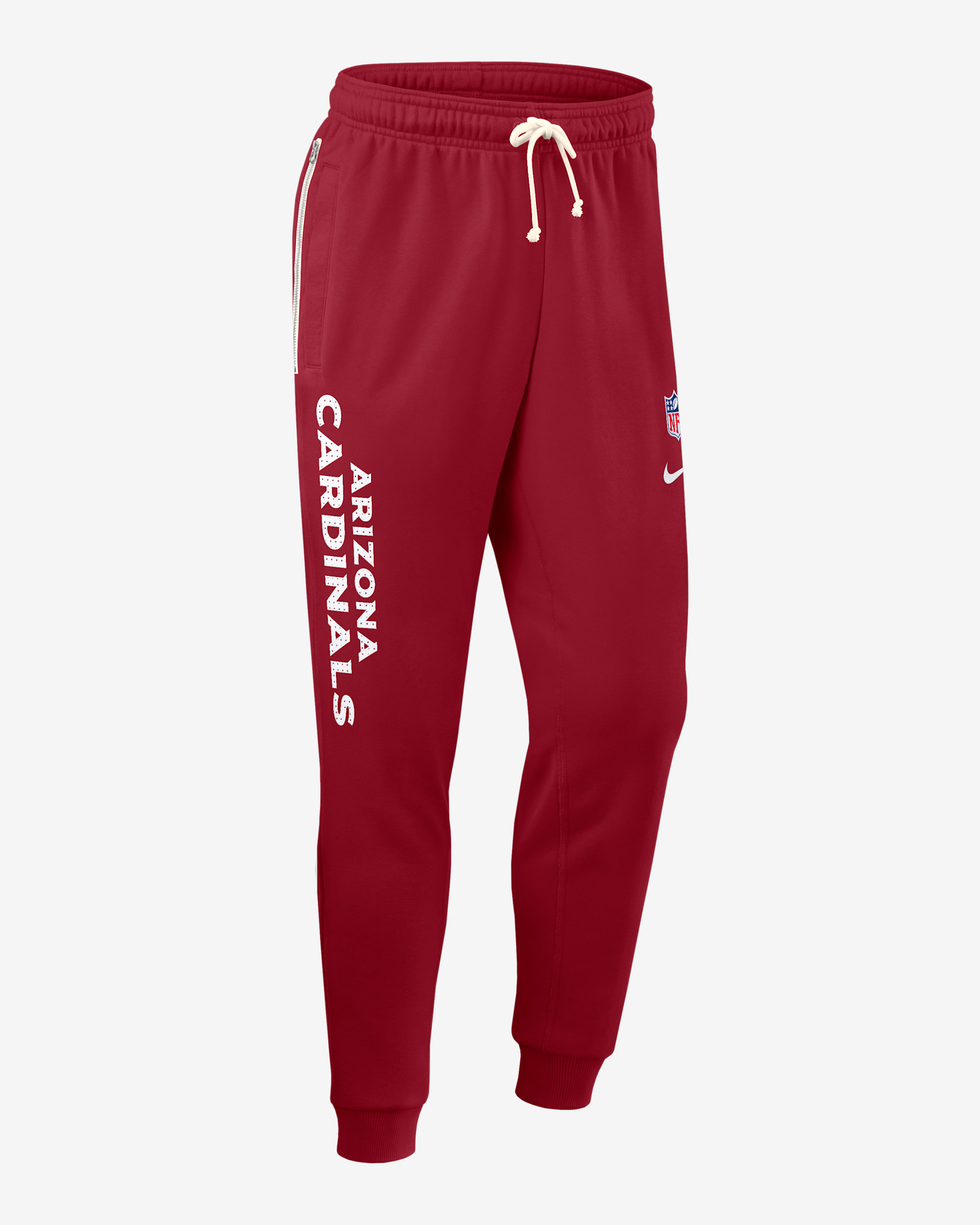 Pants Nike Dri-FIT de la NFL de pierna entallada para hombre Arizona Cardinals Ground Game Sideline - Rojo cardenal