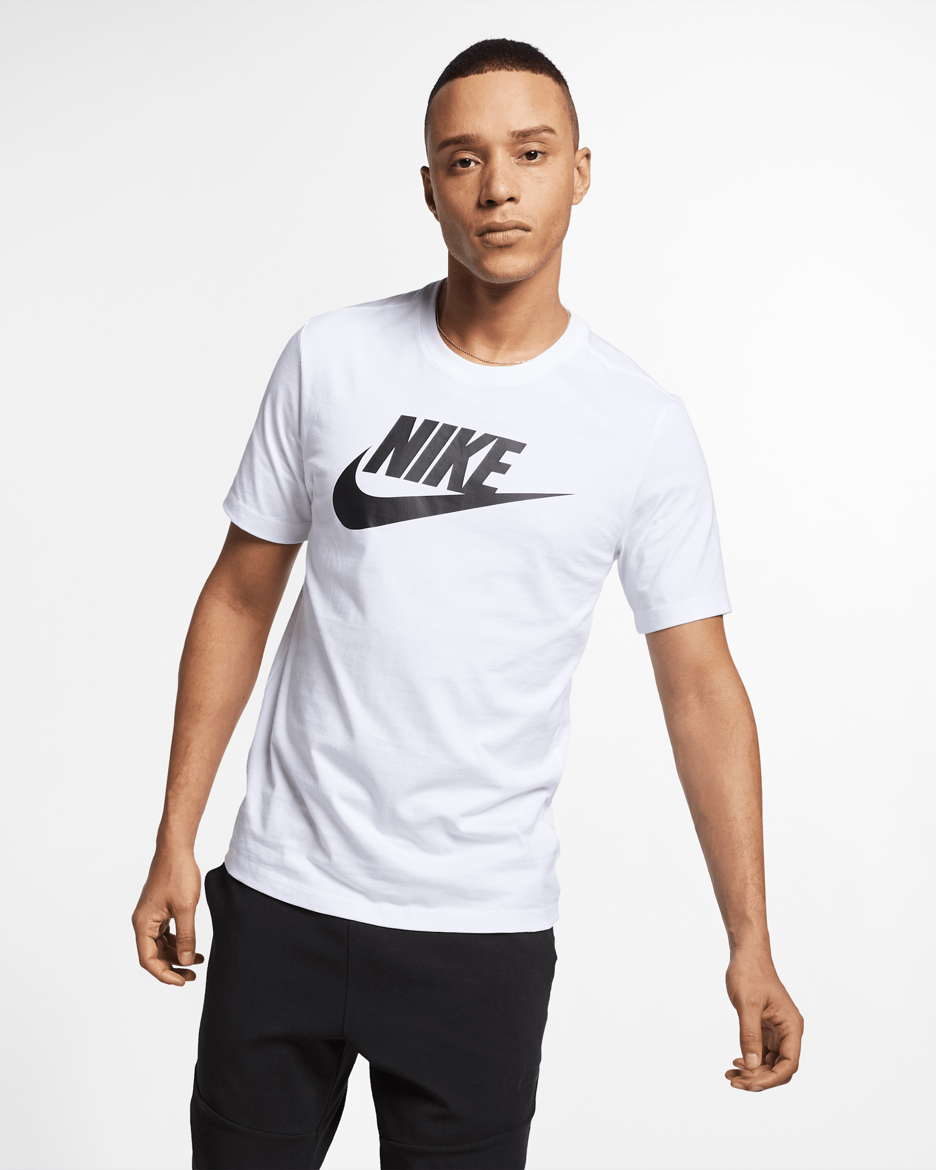 Ανδρικό T-Shirt Nike Sportswear - Λευκό/Μαύρο