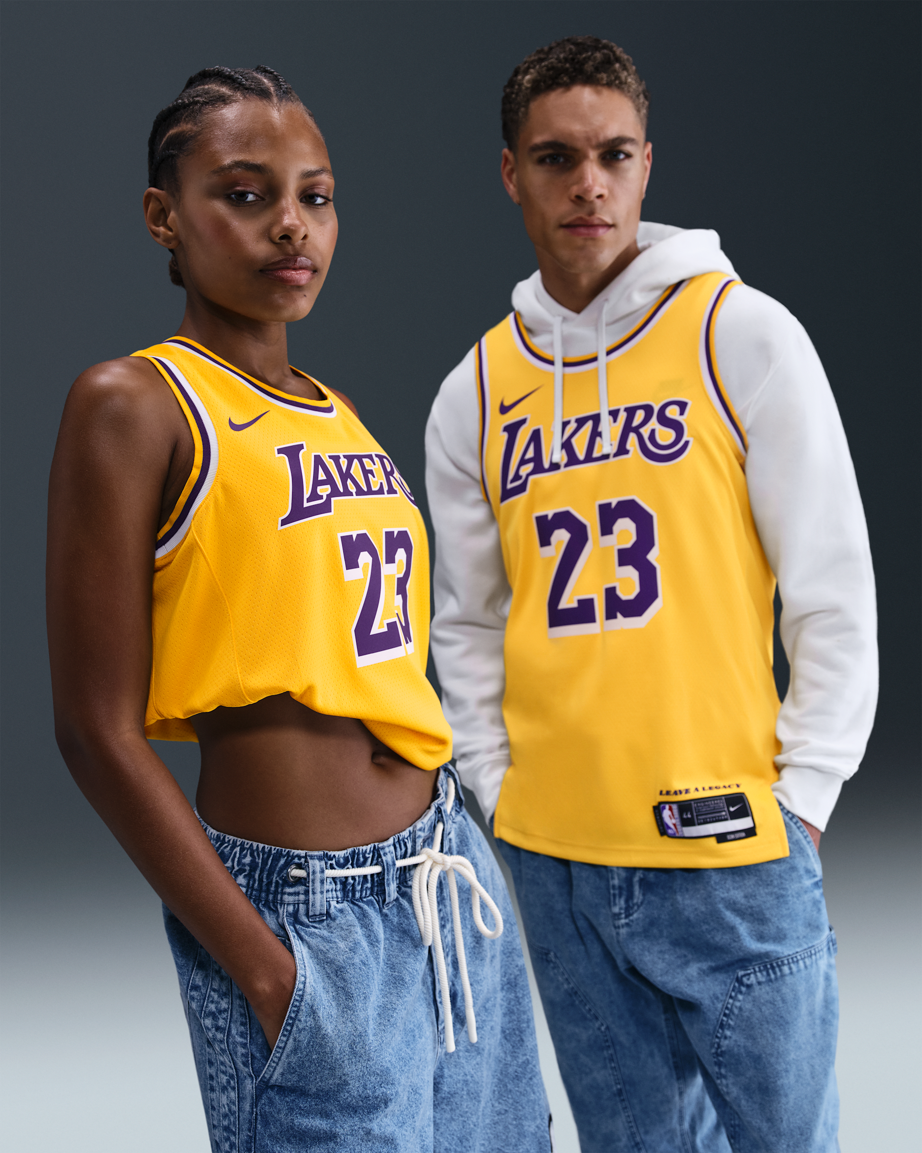 Maglia Los Angeles Lakers Icon Edition Swingman Nike Dri-FIT NBA – Uomo - Amarillo