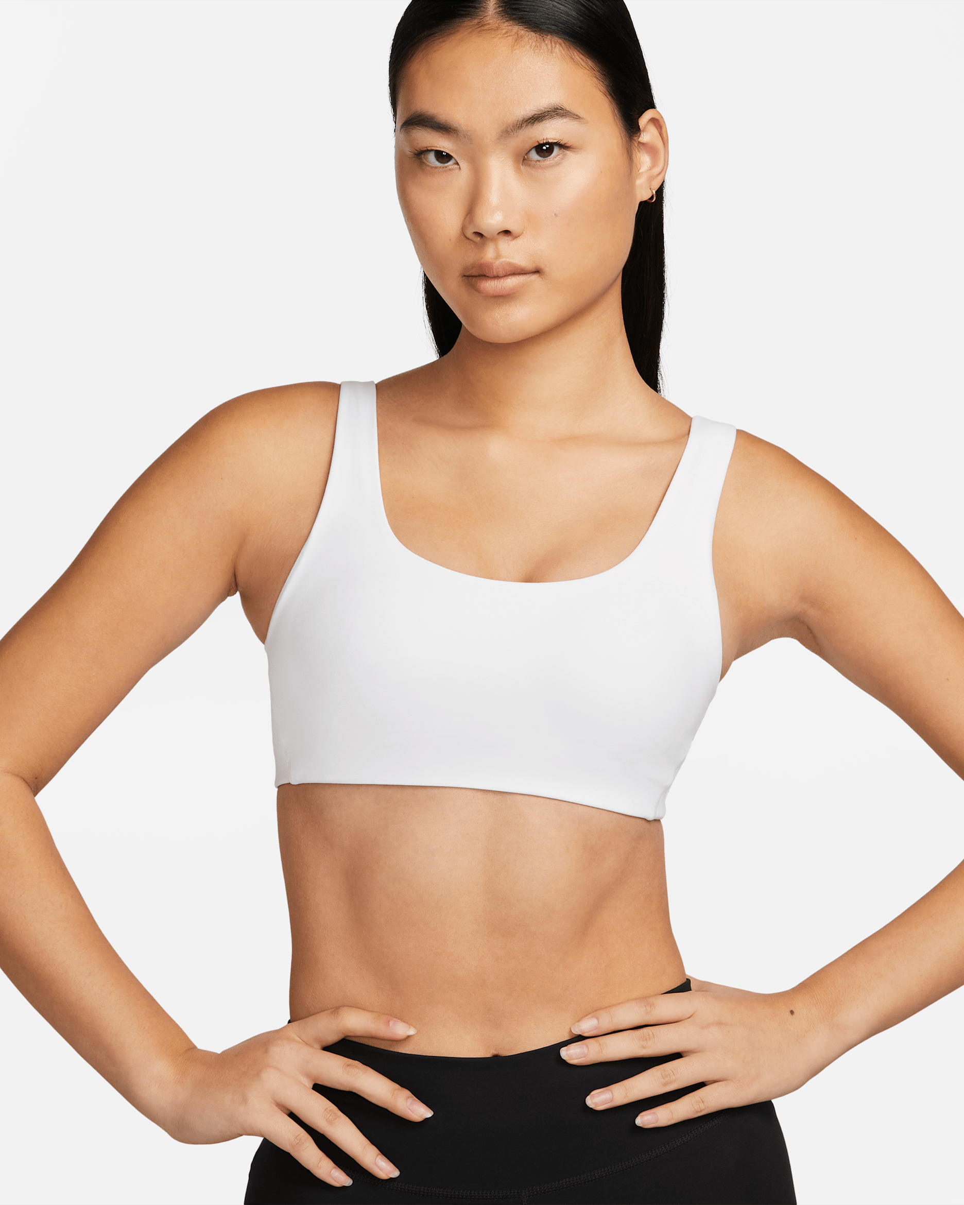 Nike Alate All U Women's Light-Support Lightly Lined U-Neck Sports Bra - White