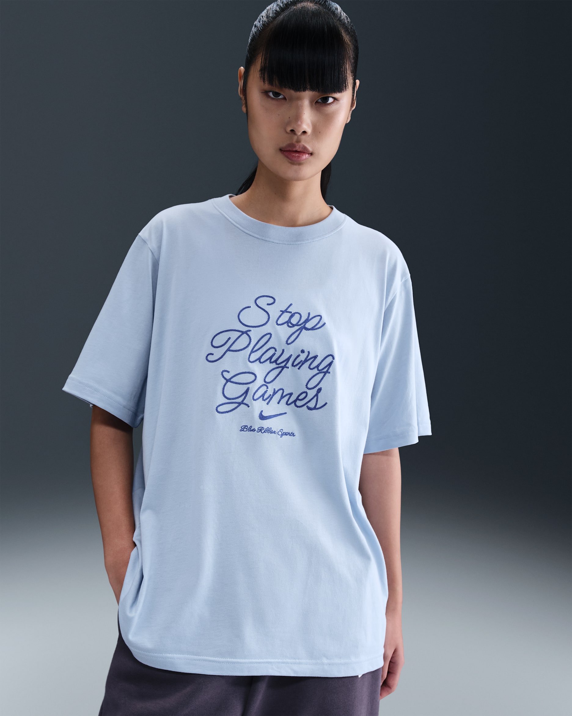 Nike Sportswear Women's T-Shirt - Light Armoury Blue/Game Royal