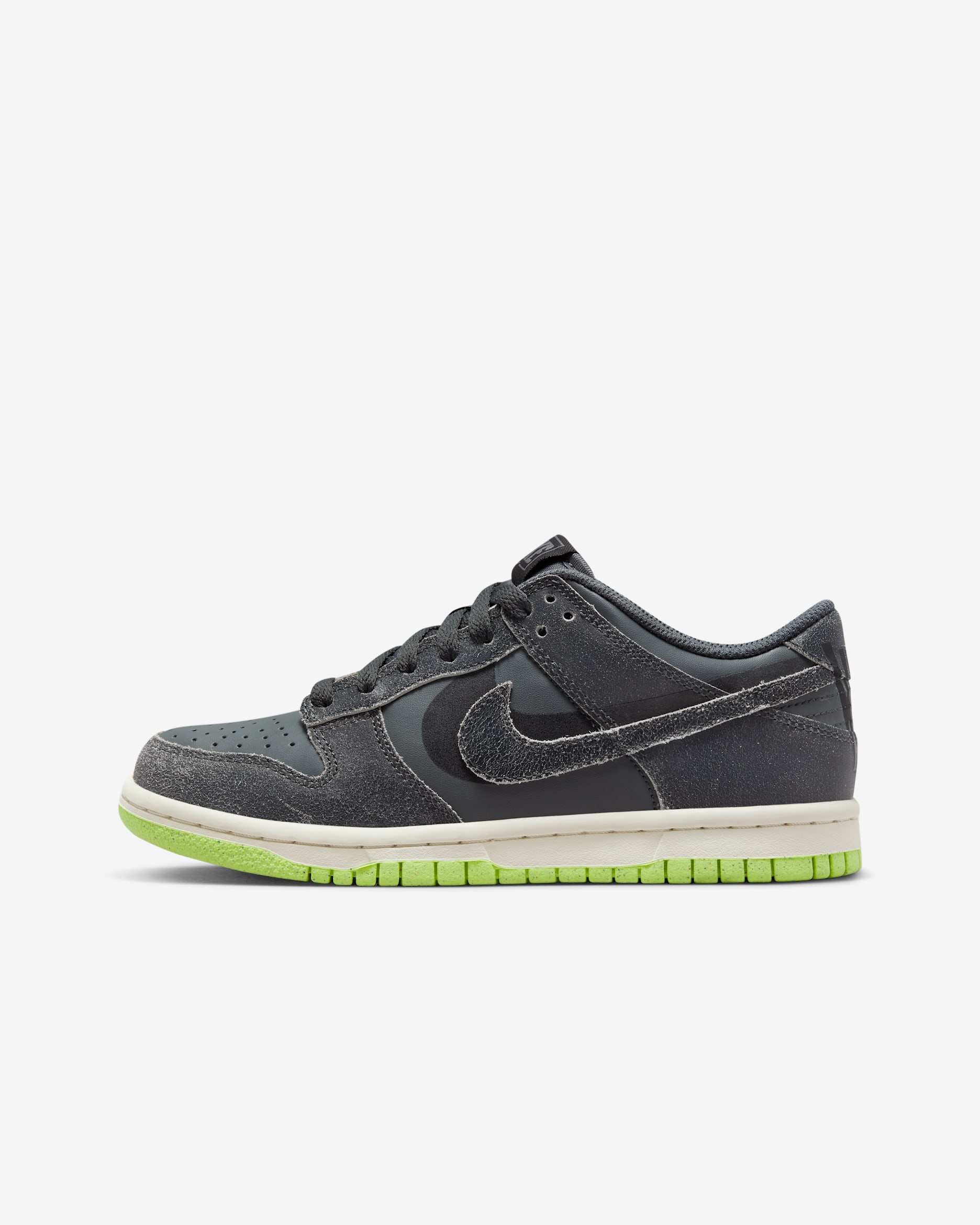 Nike Dunk Low SE Older Kids' Shoes - Iron Grey/Ghost Green/Scream Green/Phantom