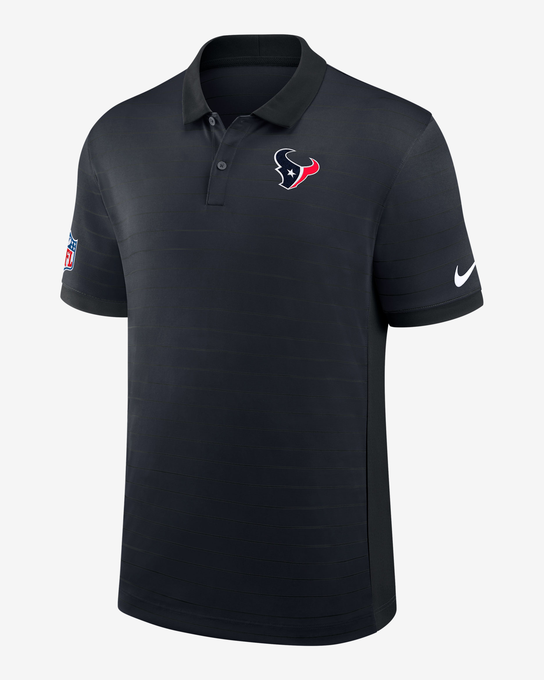 Houston Texans Sideline Victory Stripe Men's Nike Dri-FIT NFL Polo - Blue