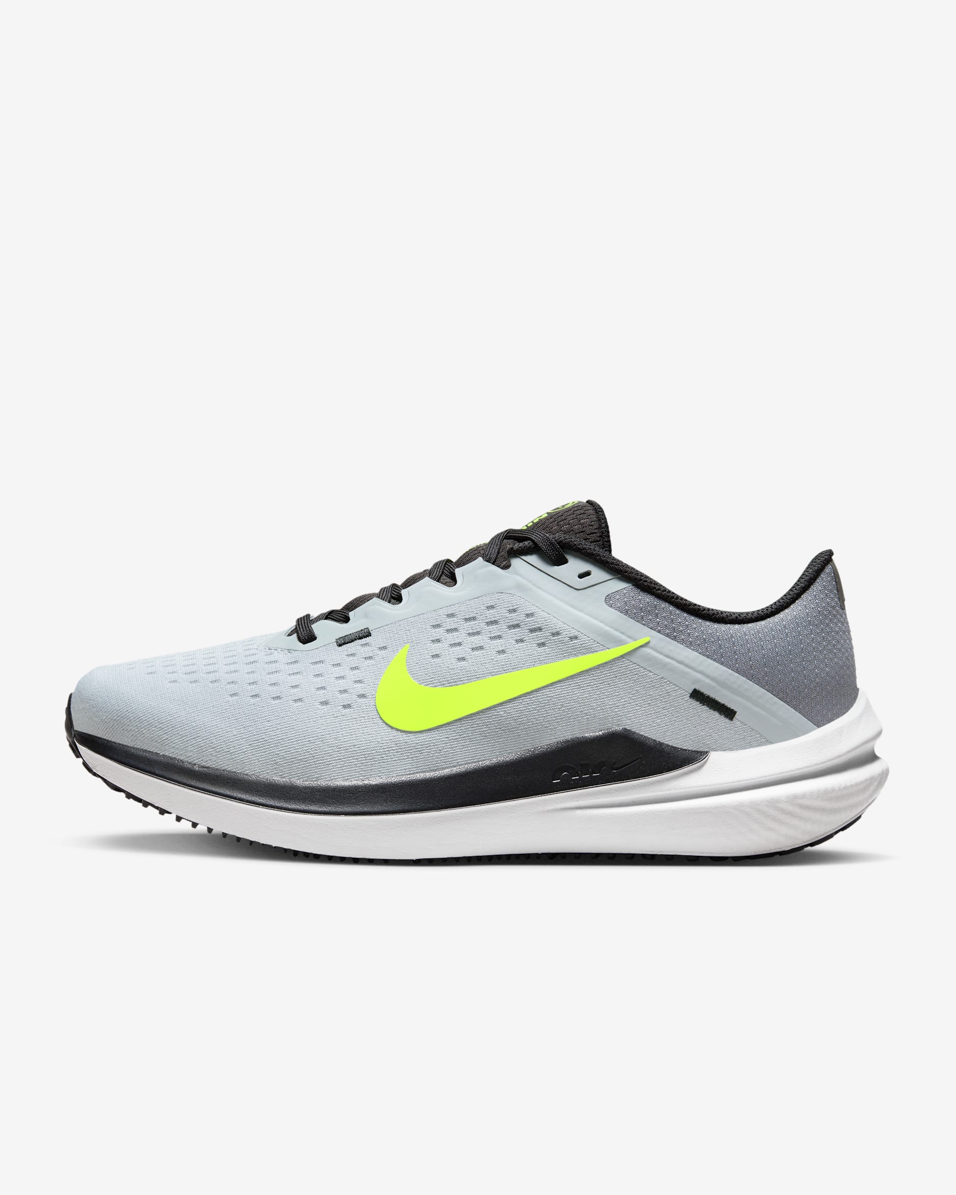 Nike Winflo 10 Men's Road Running Shoes - Wolf Grey/Smoke Grey/Black/Volt