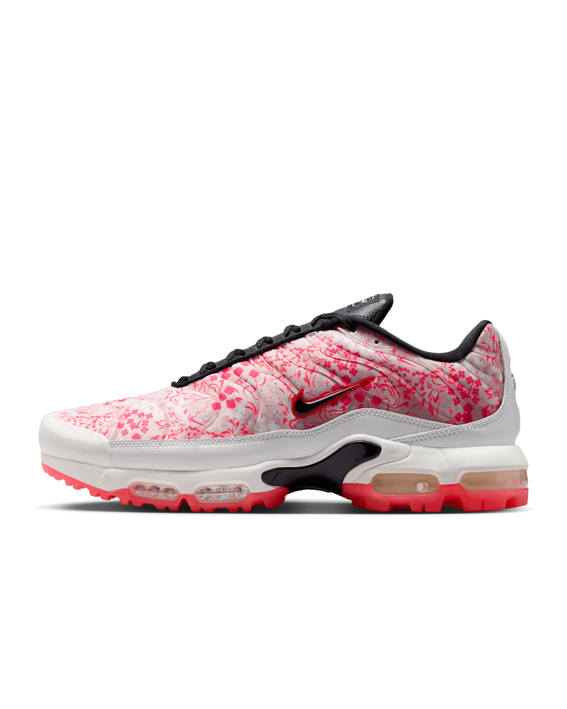 Nike Air Max Plus G Golf Shoes - Summit White/Pink Bloom/Bright Crimson/Black