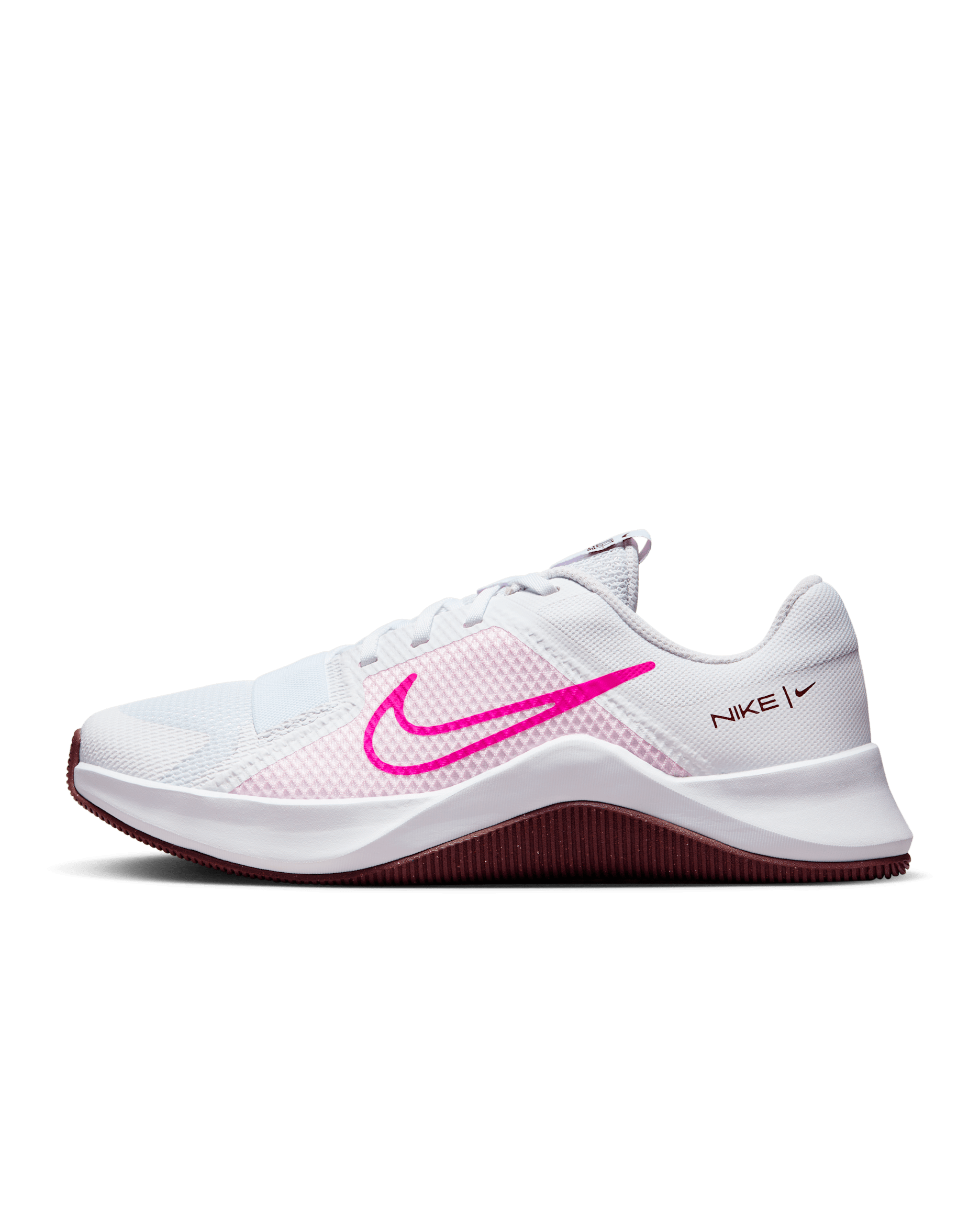 Nike MC Trainer 2 Women's Workout Shoes - White/Pink Foam/Dark Team Red/Fierce Pink