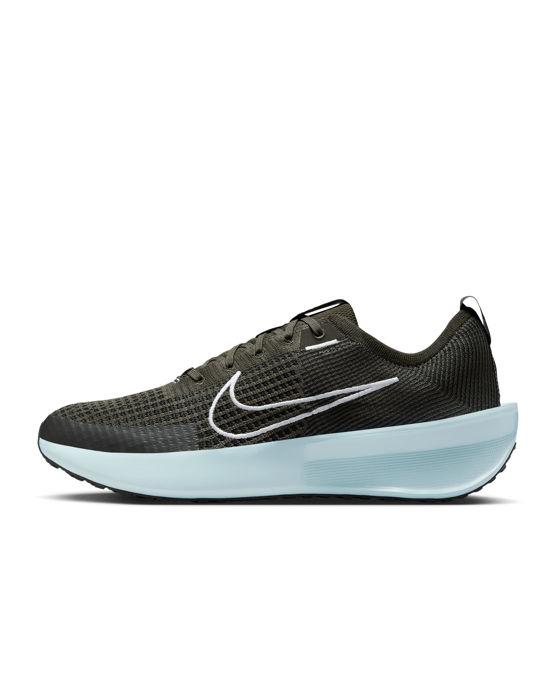 Nike Interact Run Men's Road Running Shoes - Sequoia/Black/Glacier Blue/White