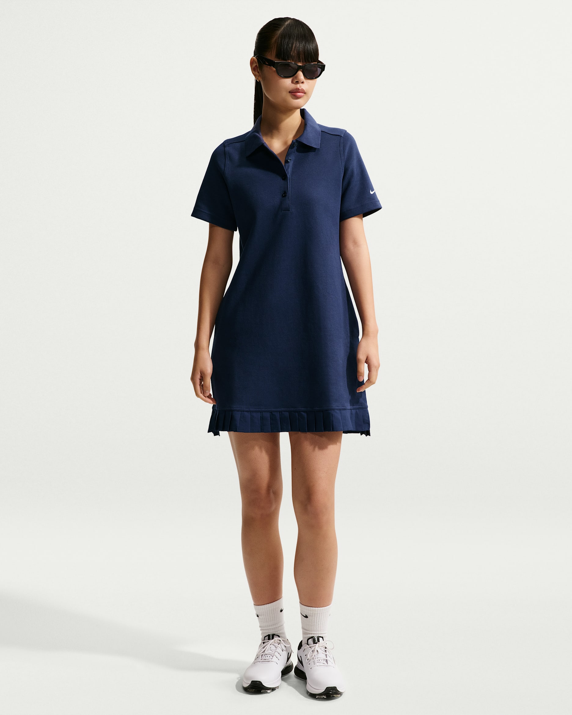 Nike Women's Golf Polo Dress - Midnight Navy/Sail
