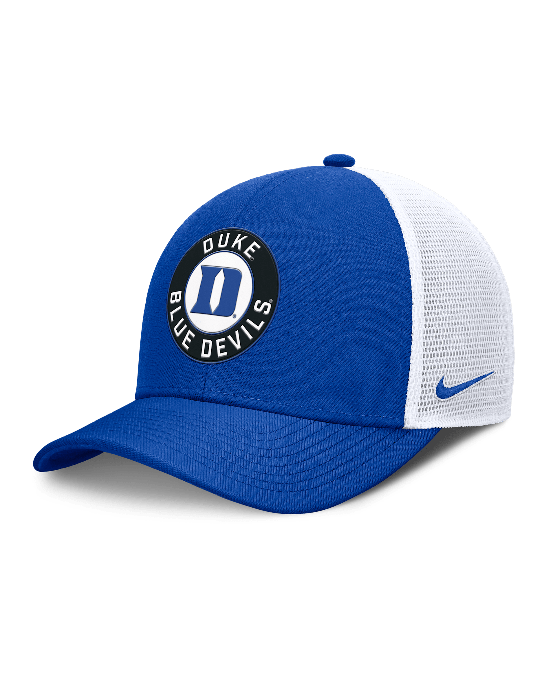 Gorra de rejilla universitaria Nike Dri-FIT ajustable para hombre Duke Primetime Rise - Royal