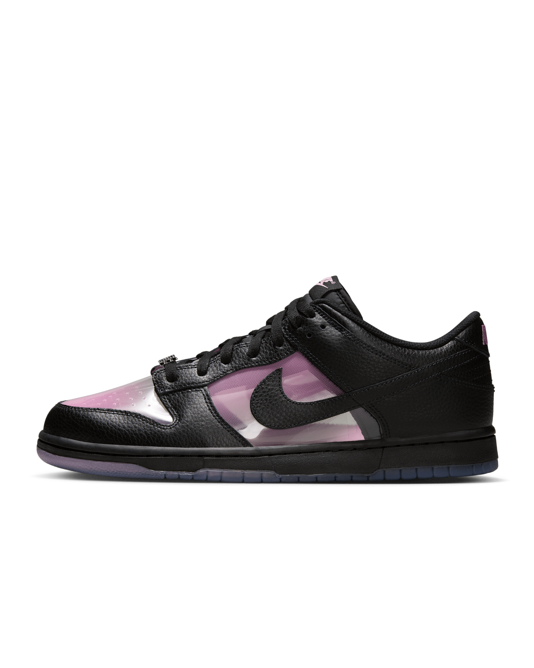 Nike Dunk Low Retro Premium Shoes - Pink Rise/Black/Black