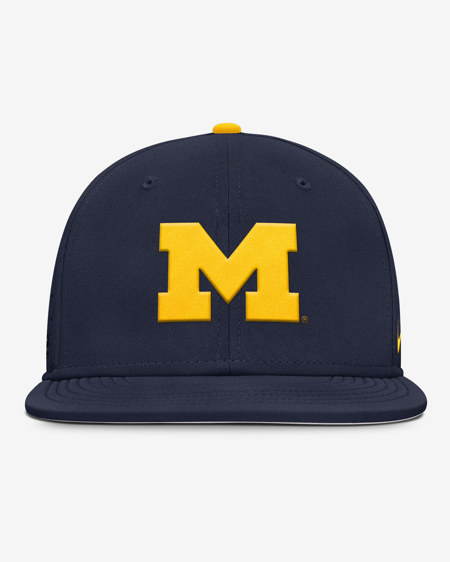 Michigan Wolverines Dugout True Men’s Nike Dri-FIT College Fitted Hat - Navy