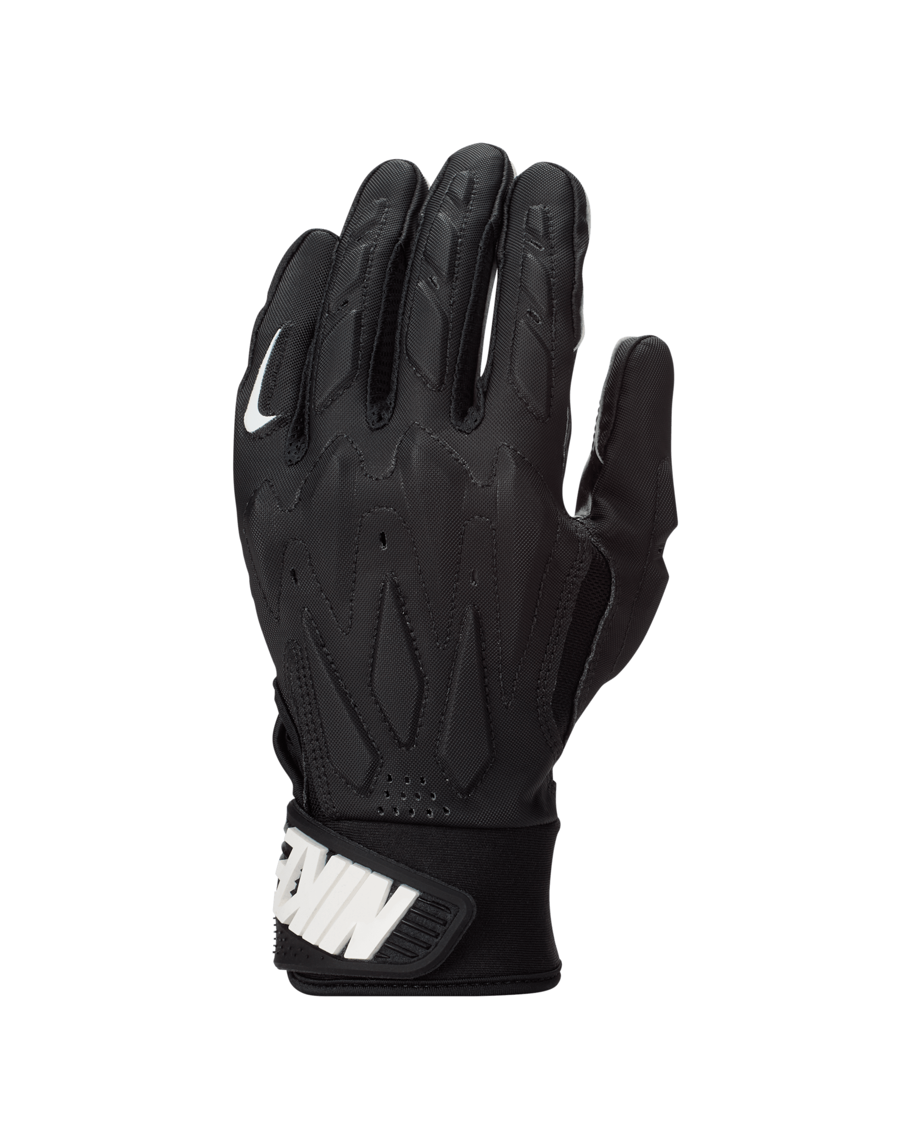 Nike D-Tack 7.0 Big Kids' Football Gloves (1 Pair) - Black/Black/White