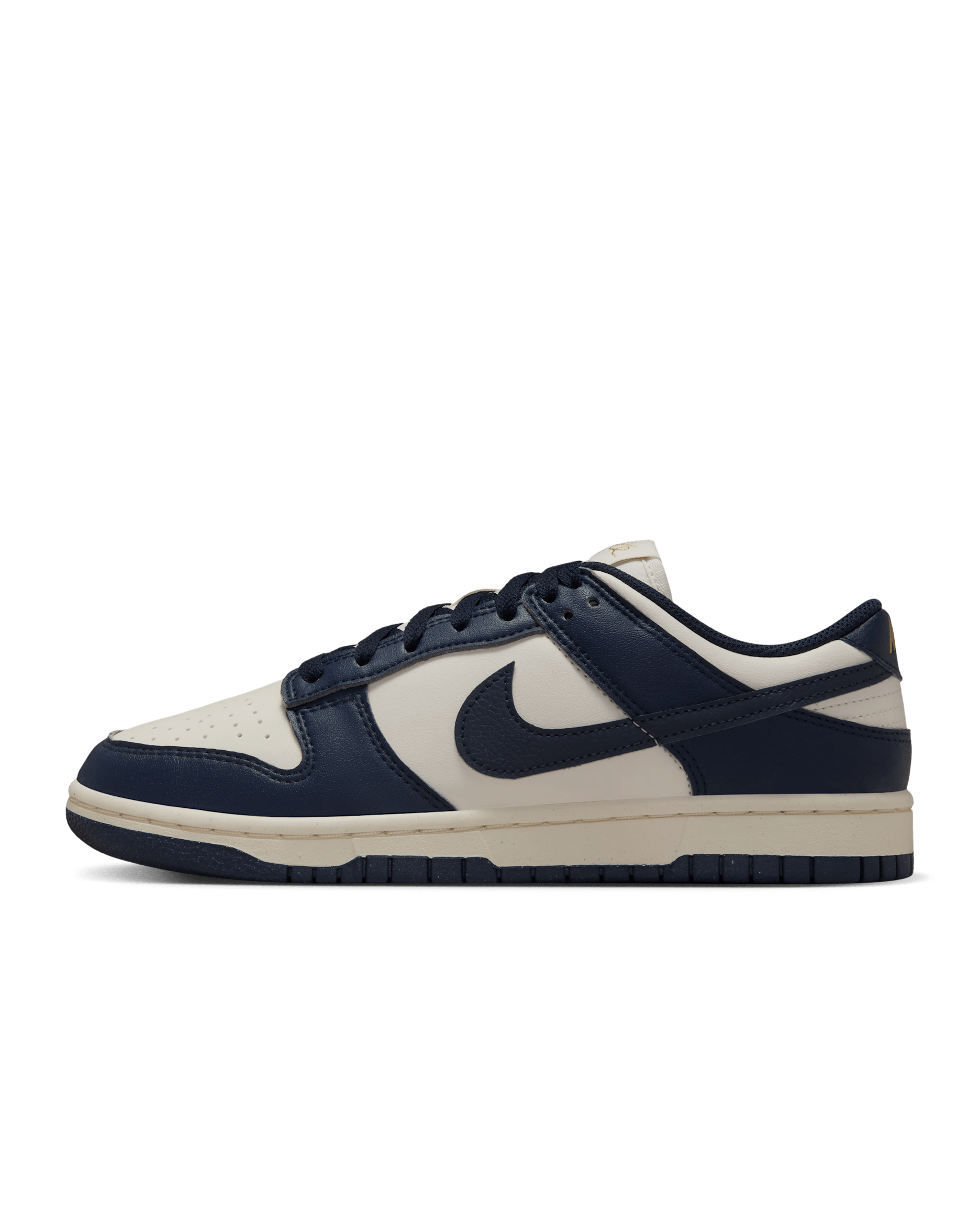 Nike Dunk Low Next Nature Women's Shoes - Phantom/Pale Ivory/Metallic Gold/Obsidian