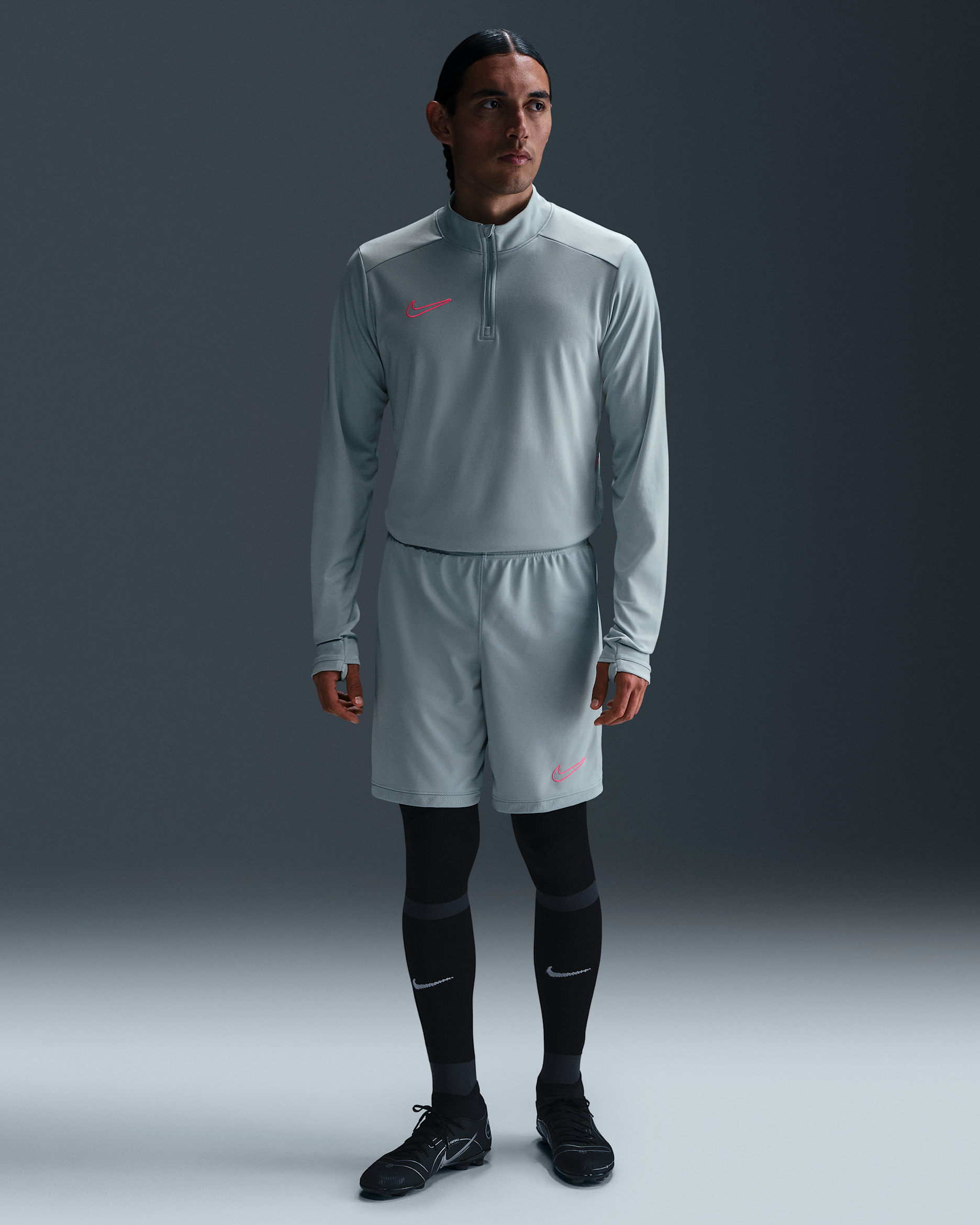 Shorts de fútbol Dri-FIT para hombre Nike Academy - Cubo océano/Cubo océano/Hiperrosa