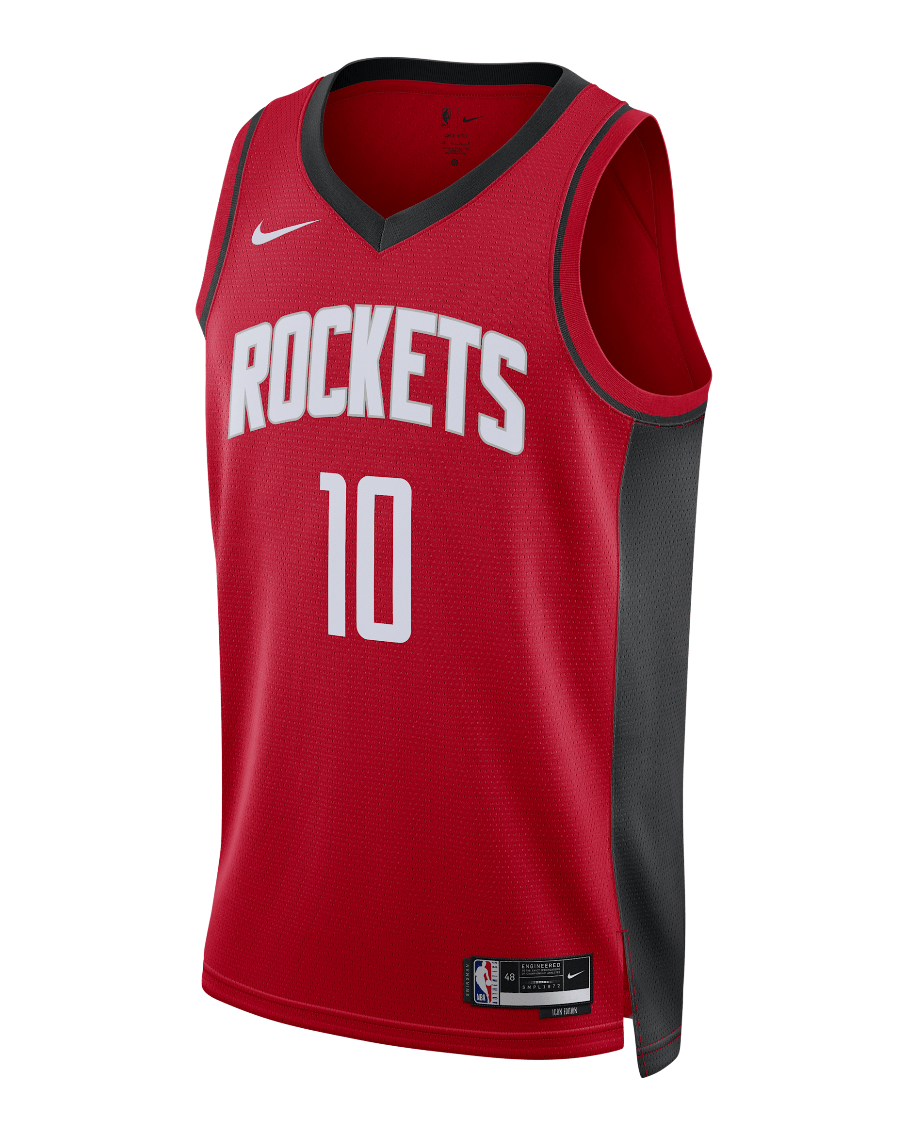 Houston Rockets Icon Edition Men's Nike Dri-FIT NBA Swingman Jersey - University Red