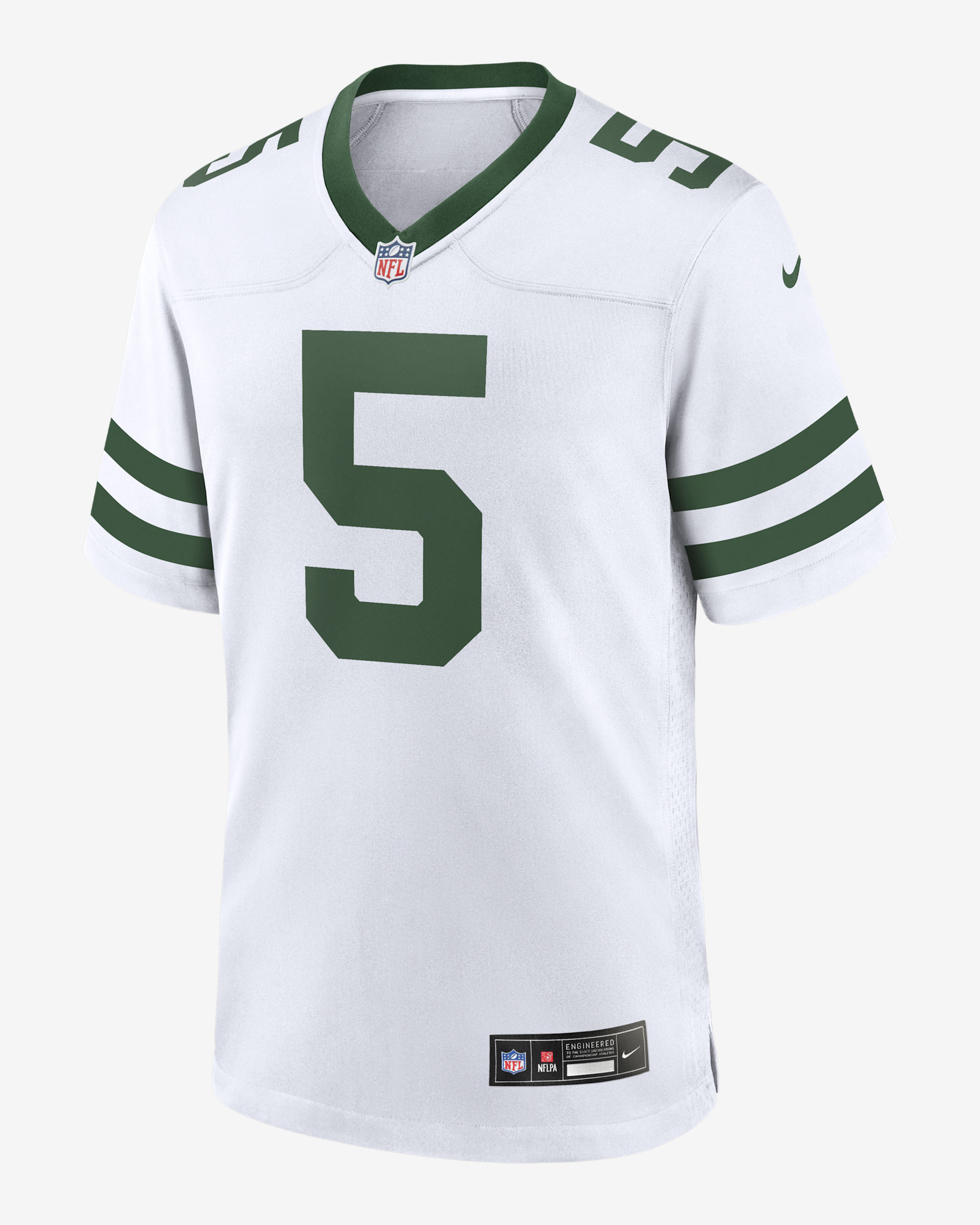 Garrett Wilson New York Jets Men's Nike NFL Game Football Jersey - Black
