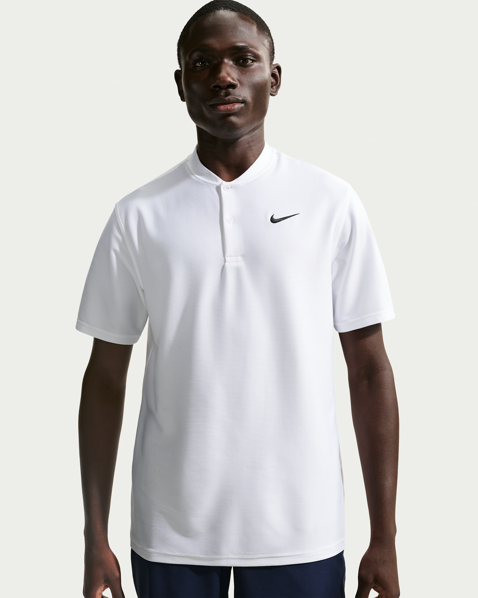 Nike Velocity Men's Dri-FIT Golf Polo - White/Black