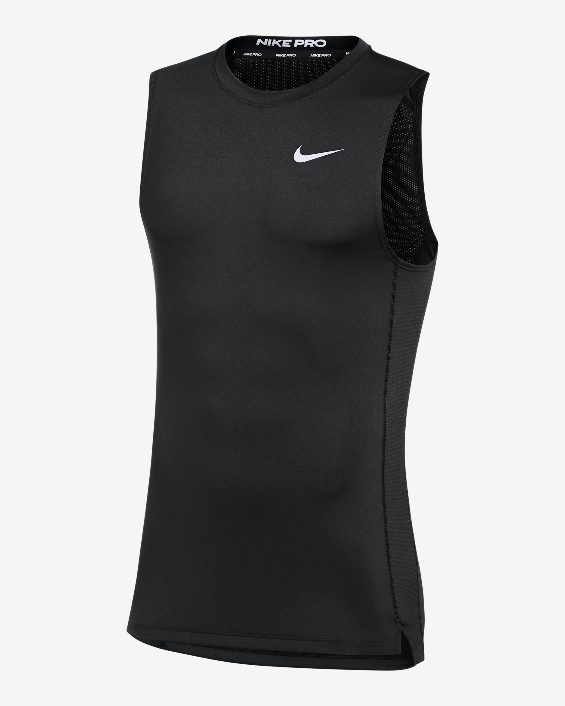 ナイキ プロ メンズ スリーブレス トップ - ブラック/ホワイト