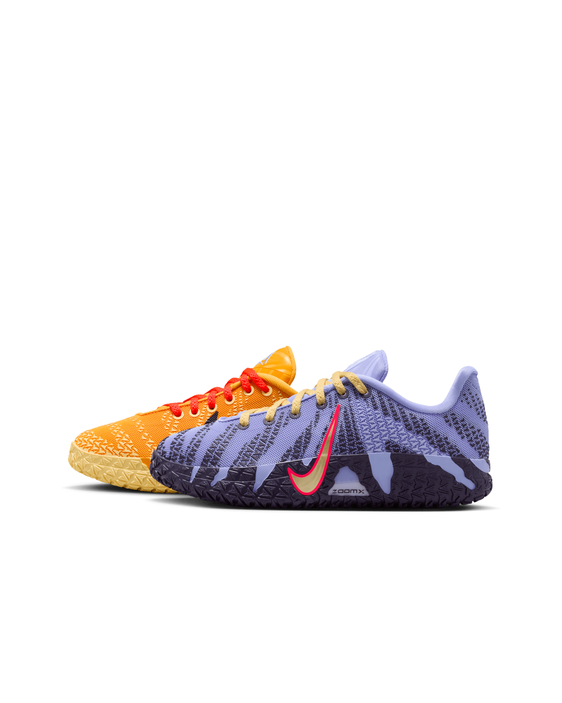 Ja 3 "Channel 12" Big Kids' Basketball Shoes - University Gold/Purple Dynasty/Volt Tint/Soft Yellow