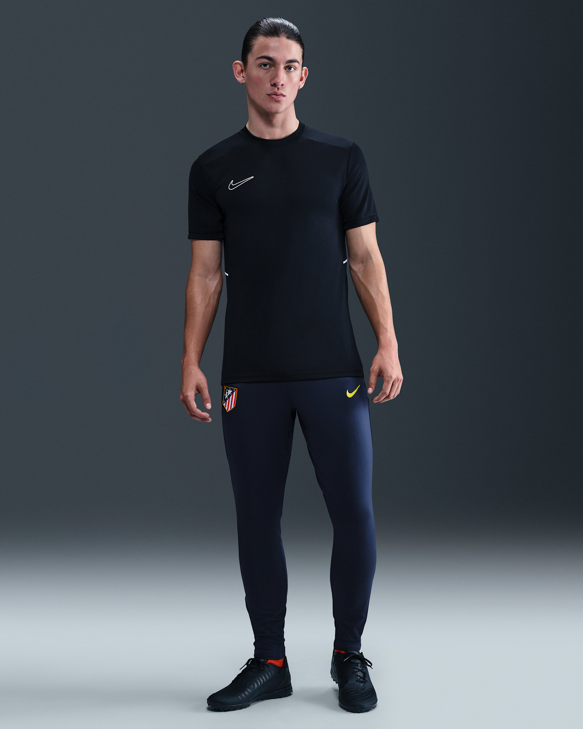 Pantalon de foot en maille Nike Dri-FIT Atlético Madrid Strike pour homme - Binary Blue/Vibrant Yellow/Vibrant Yellow