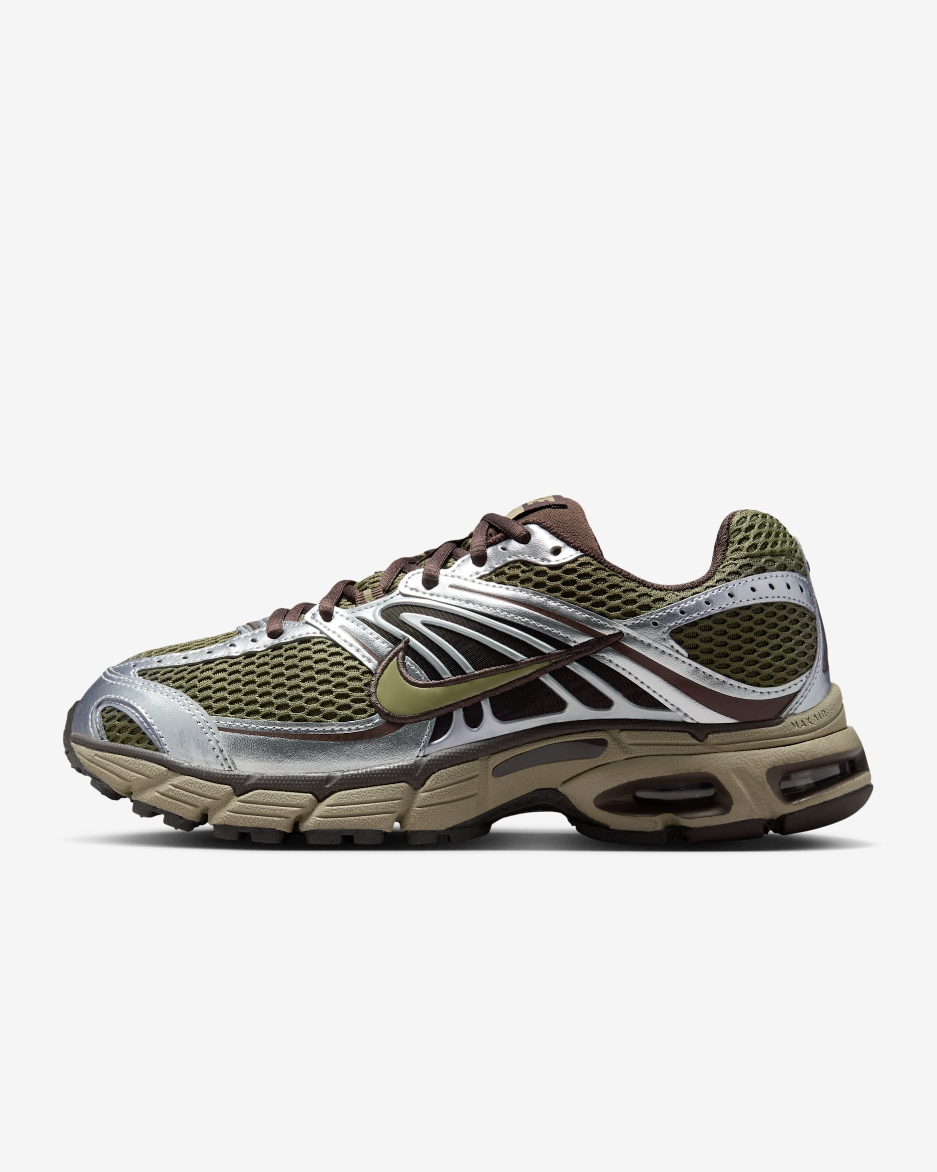 Nike Air Max Moto 2K Women's Shoes - Medium Olive/Baroque Brown/Metallic Silver/Neutral Olive