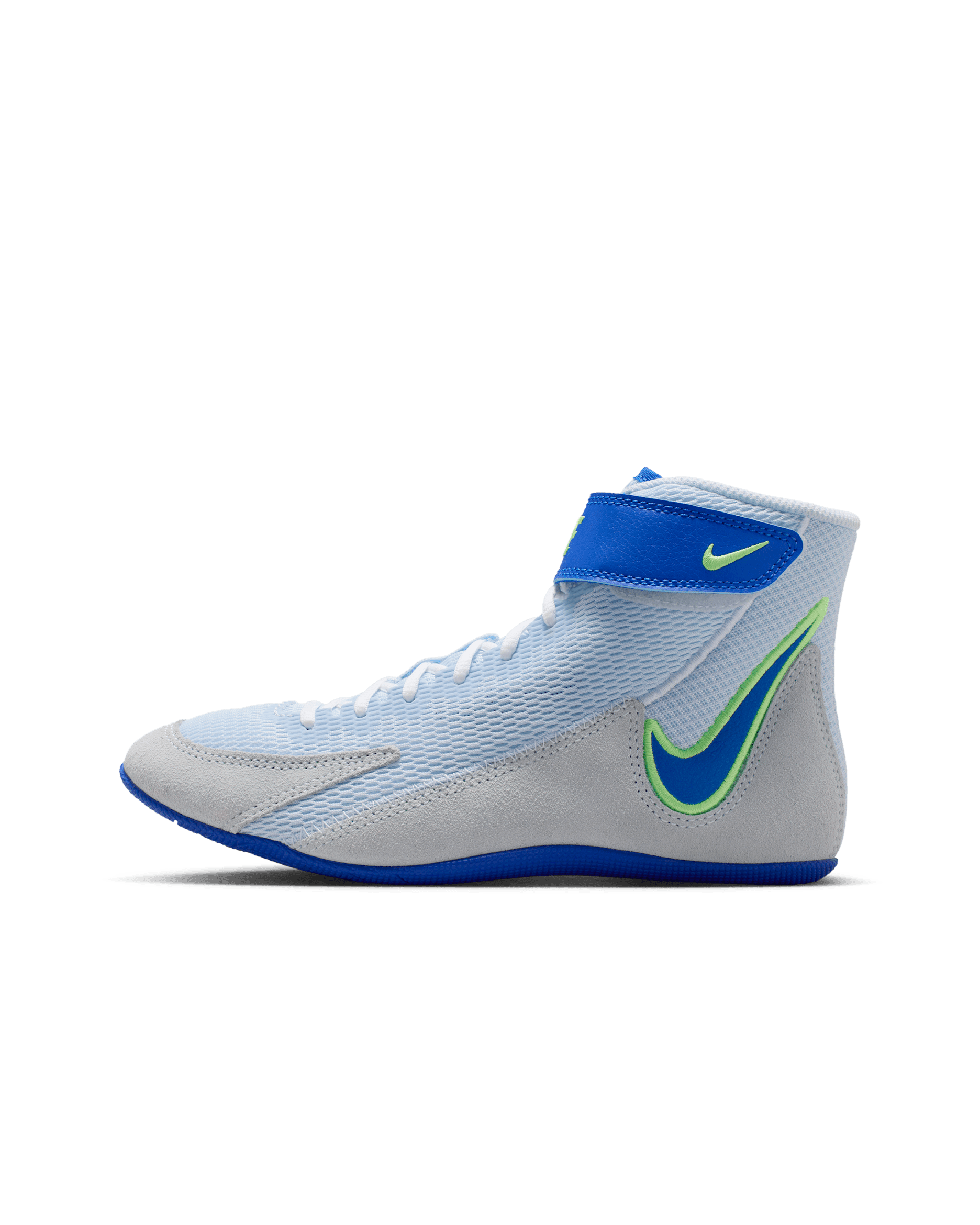 Tenis de lucha para niños grandes Nike Speedsweep 8 - Tinte azul/Avalancha lima/Blanco/Hiperroyal