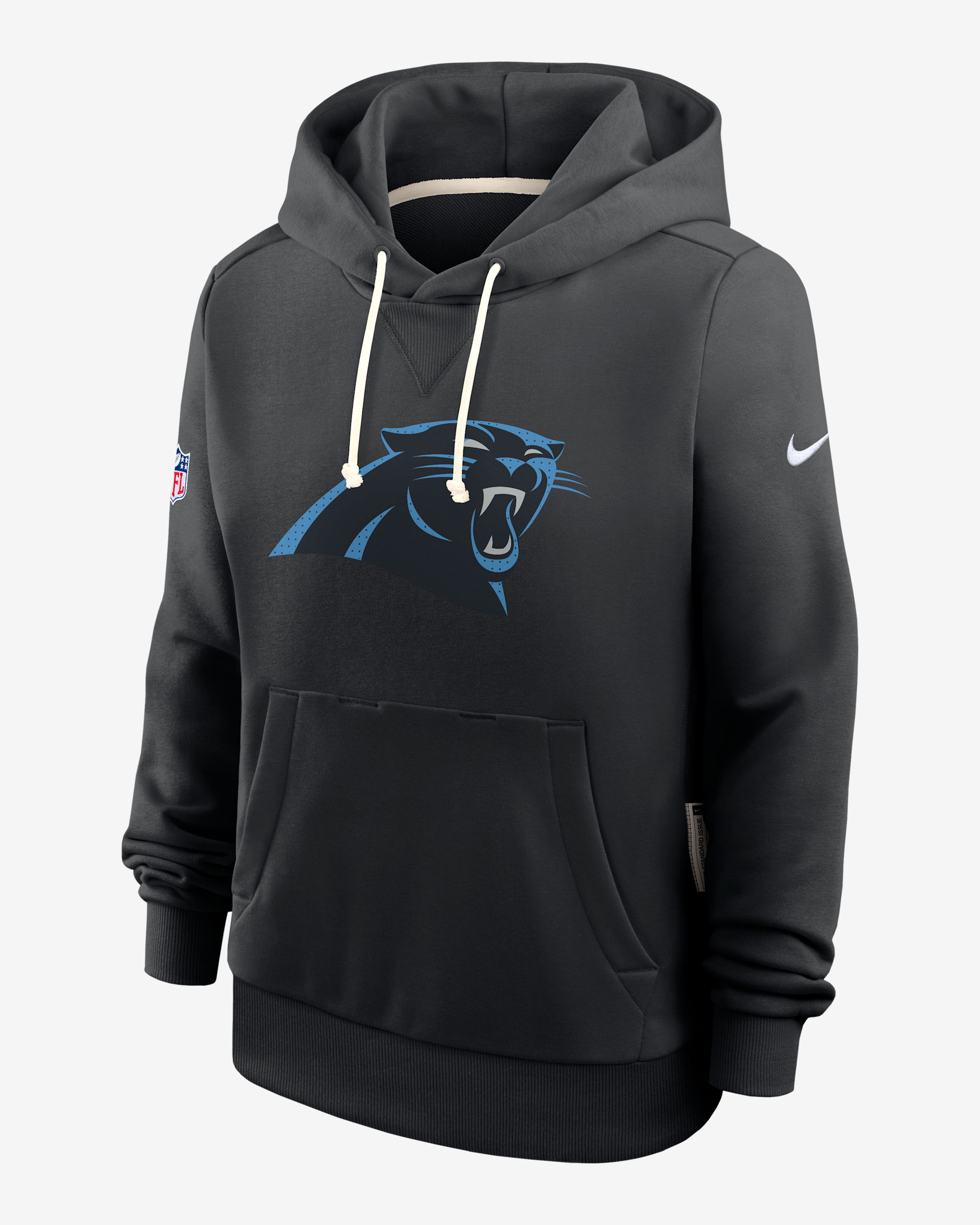 Carolina Panthers Sideline Women's Nike Dri-FIT NFL Pullover Hoodie - Black