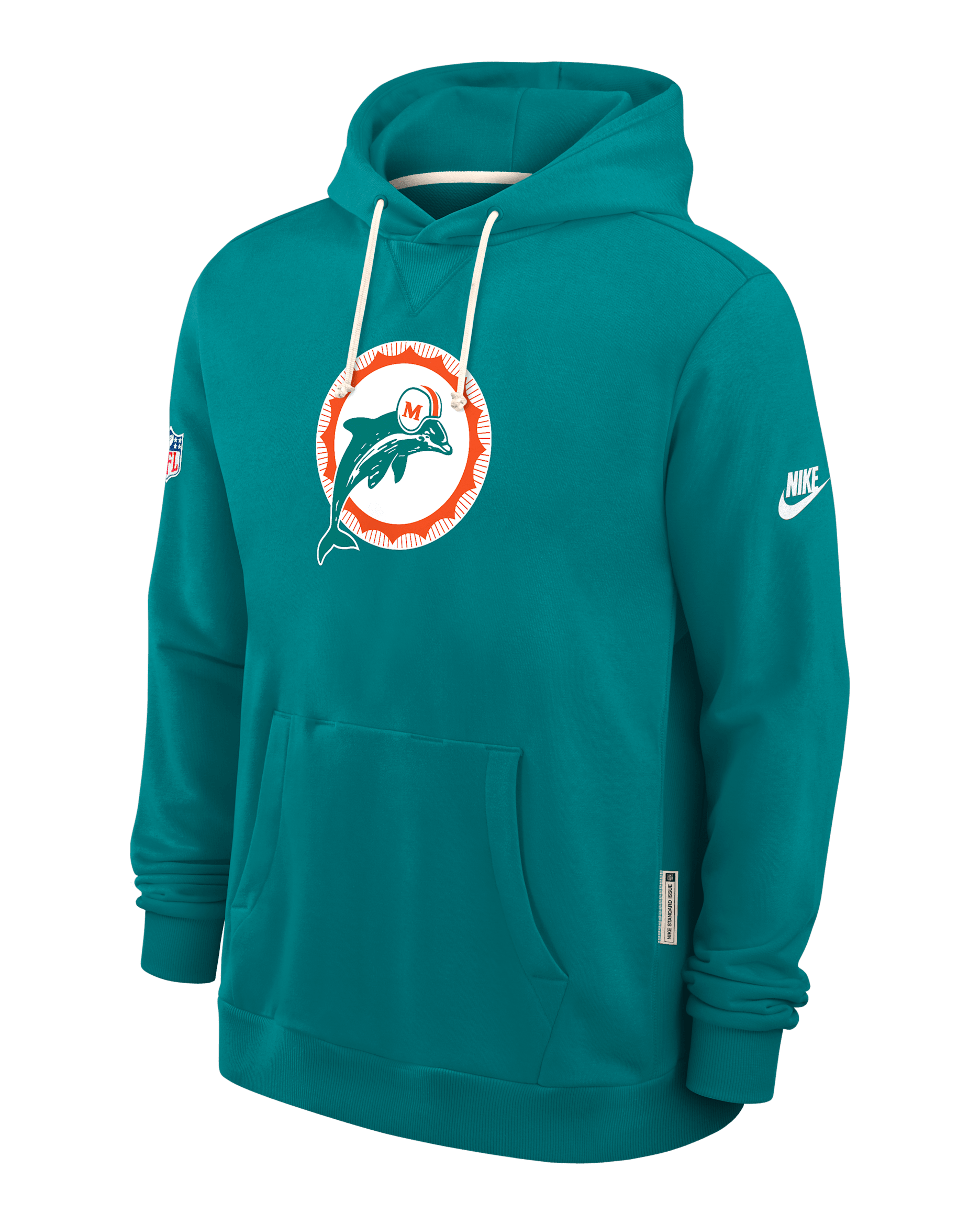 Sudadera con gorro sin cierre Nike Dri-FIT de la NFL para hombre Miami Dolphins Alt Offensive Set Play Sideline - Agua