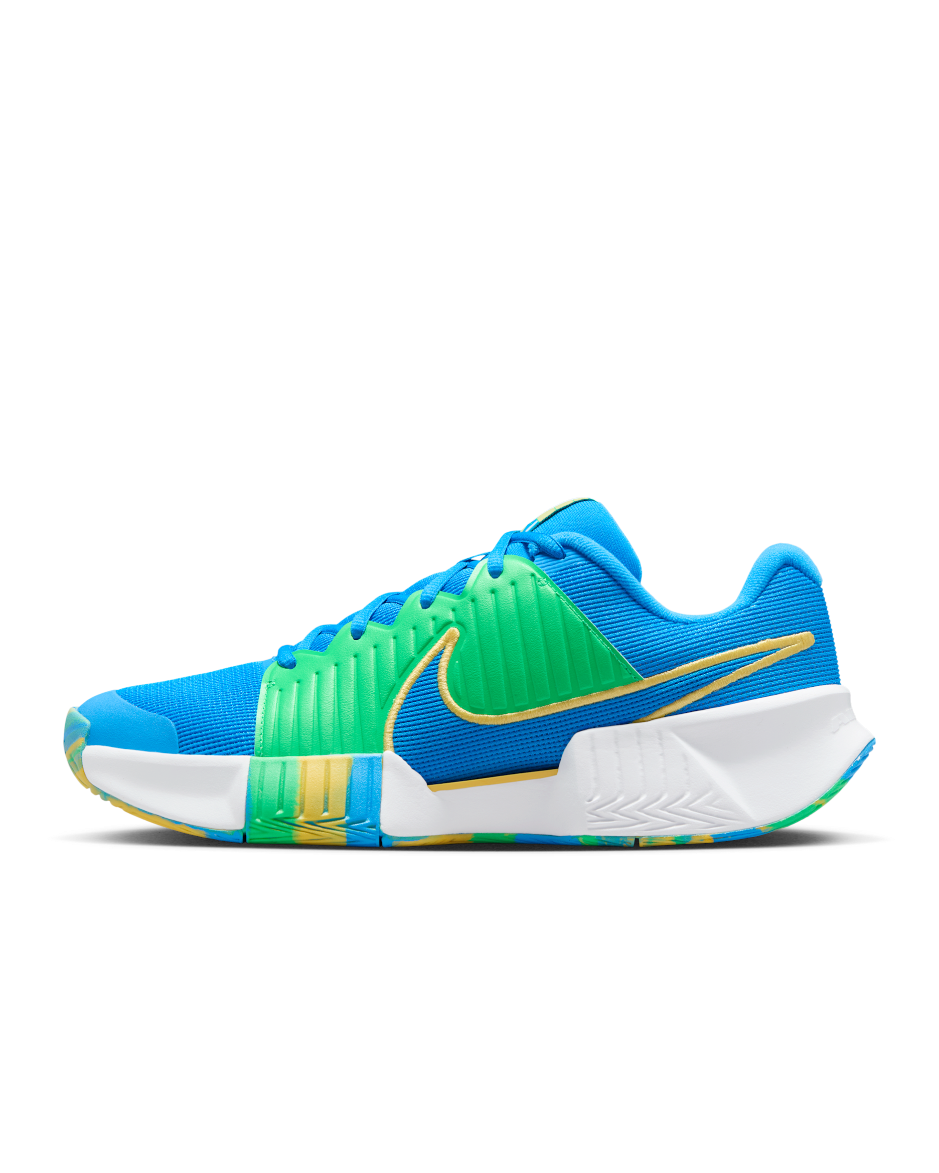 Nike Zoom Challenge Men's Pickleball Shoes - Blue Hero/Green Shock/White/Blue Hero