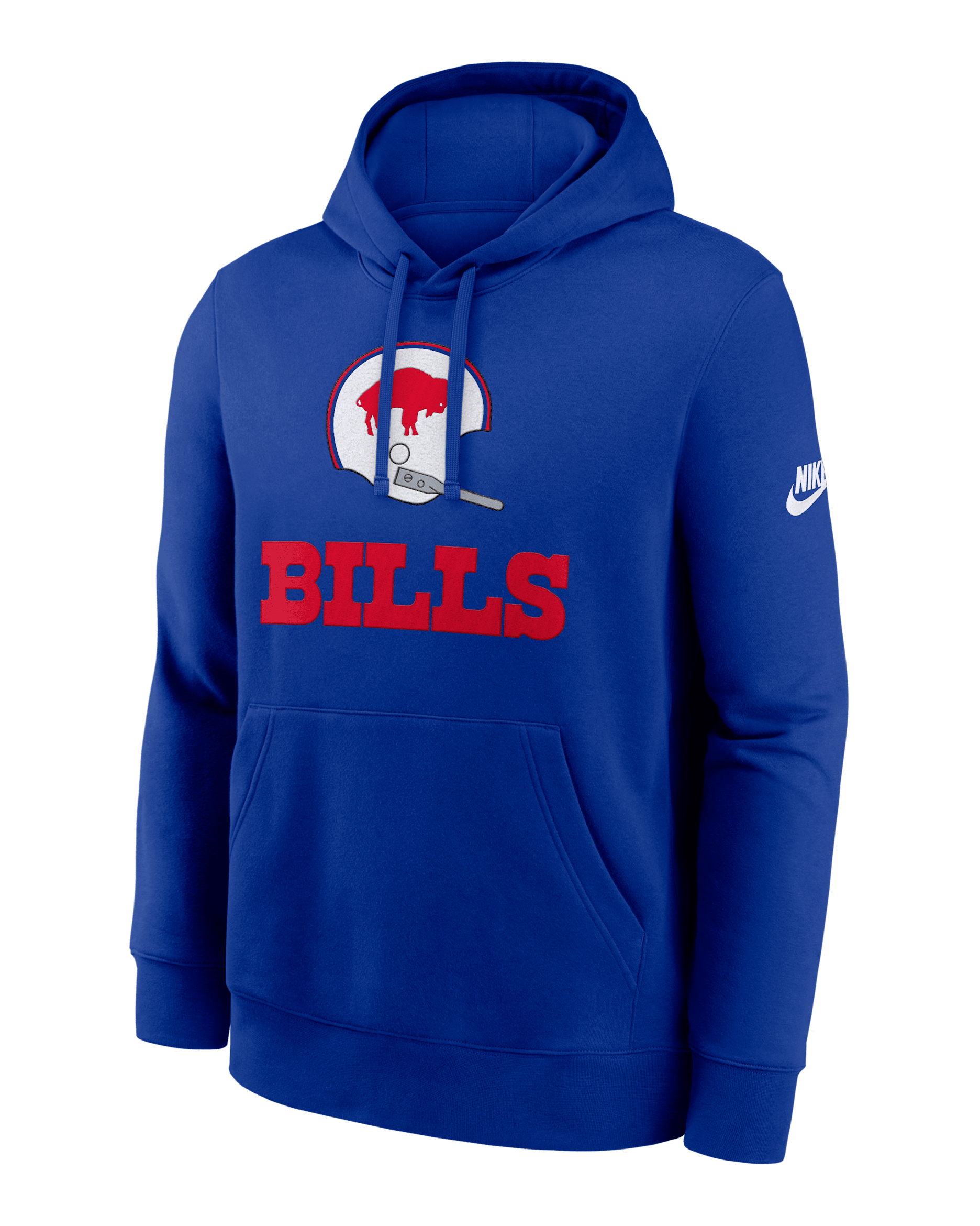 Sudadera con gorro sin cierre Nike de la NFL para hombre Buffalo Bills Best Season Rewind Club - Royal