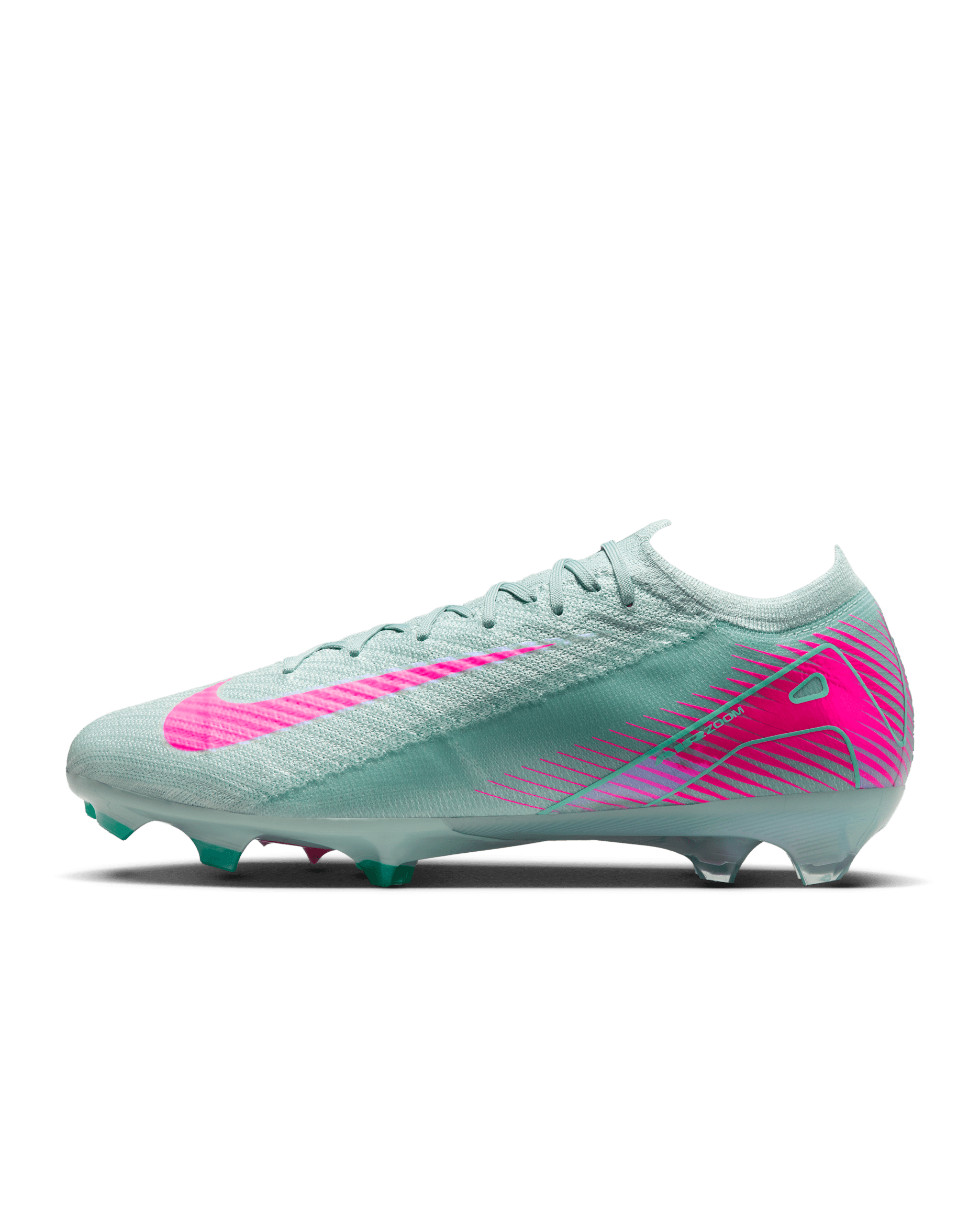 Tacos de fútbol para terreno firme de corte low Nike Mercurial Vapor 16 Elite - Cubo océano/Avalancha rosa