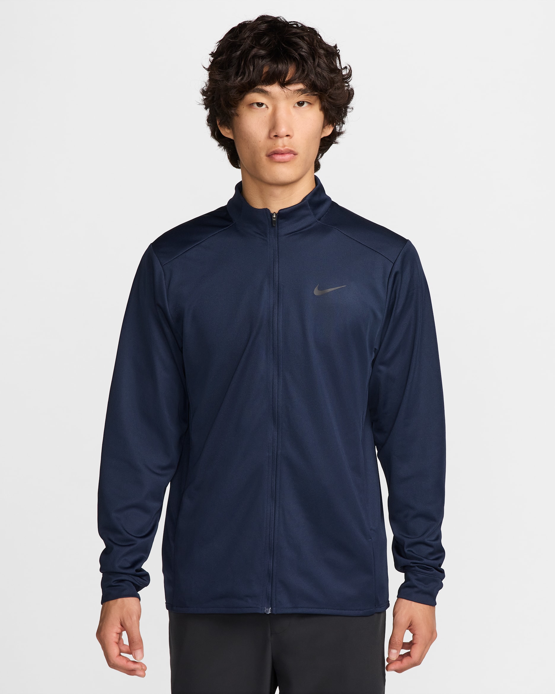 ナイキ トータリティ メンズ Dri-FIT ニット バーサタイル ジャケット - オブシディアン/ブラック