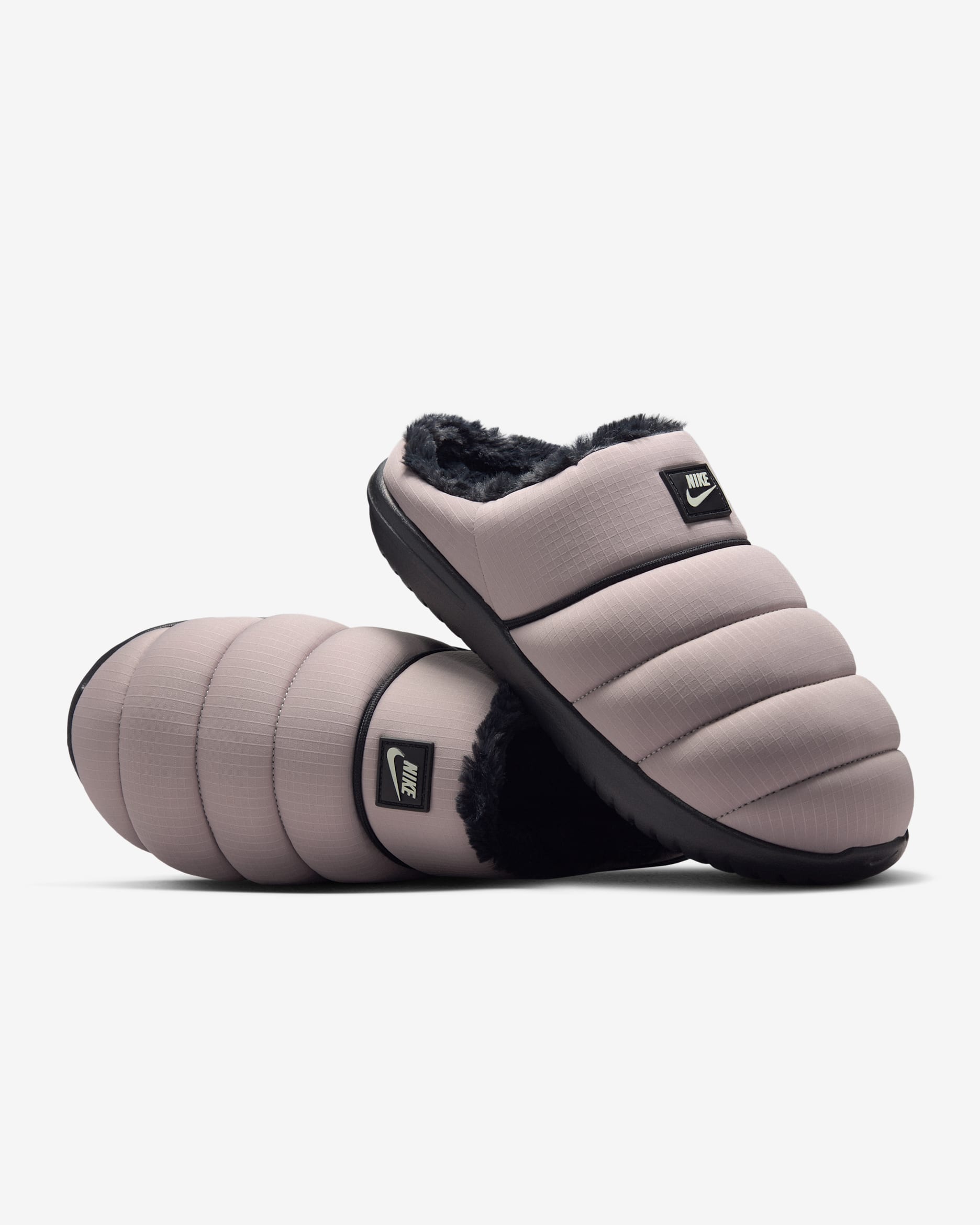 Nike Burrow SE Men's Slippers - College Grey/Black/Soft Pearl