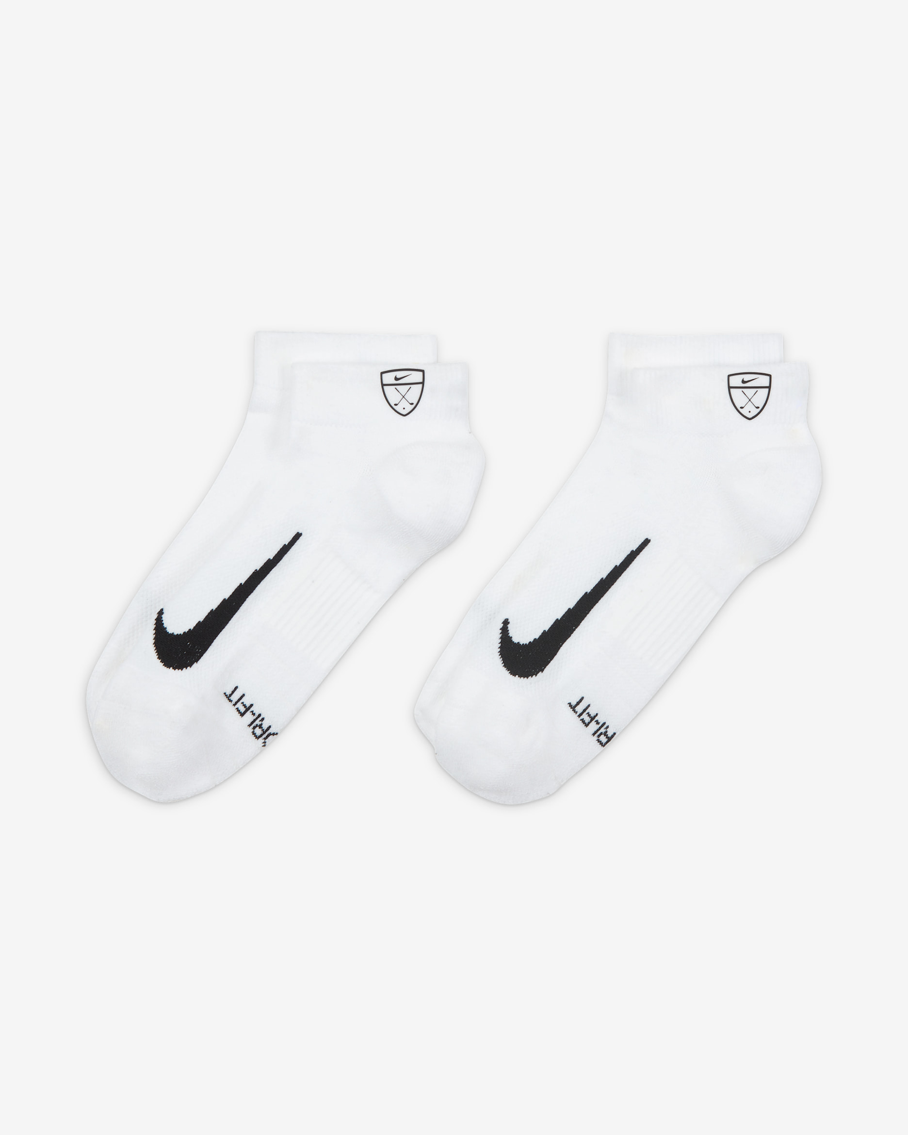 Nike Multiplier Low Golf Quarter Socks (2 Pairs)