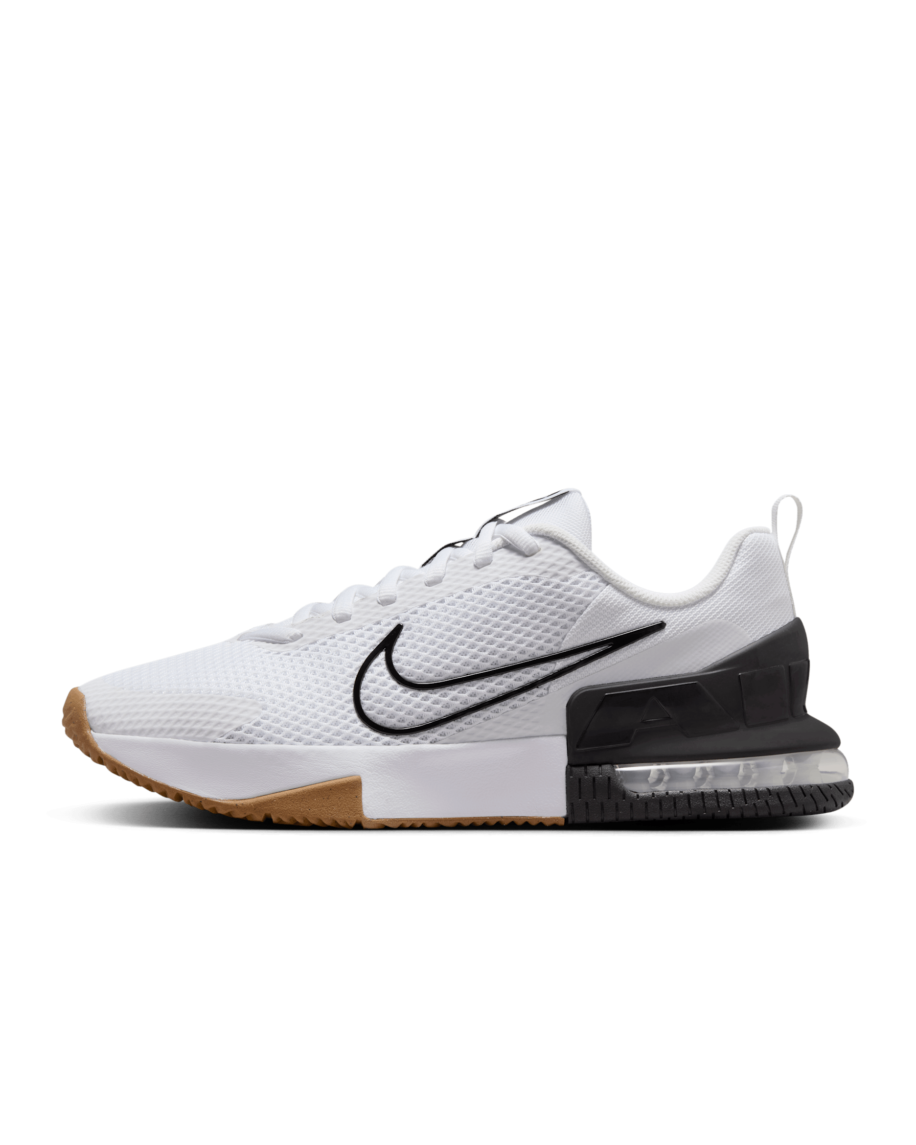 Nike Air Max Alpha Trainer 6 Men's Workout Shoes - White/Black/Gum Medium Brown/White