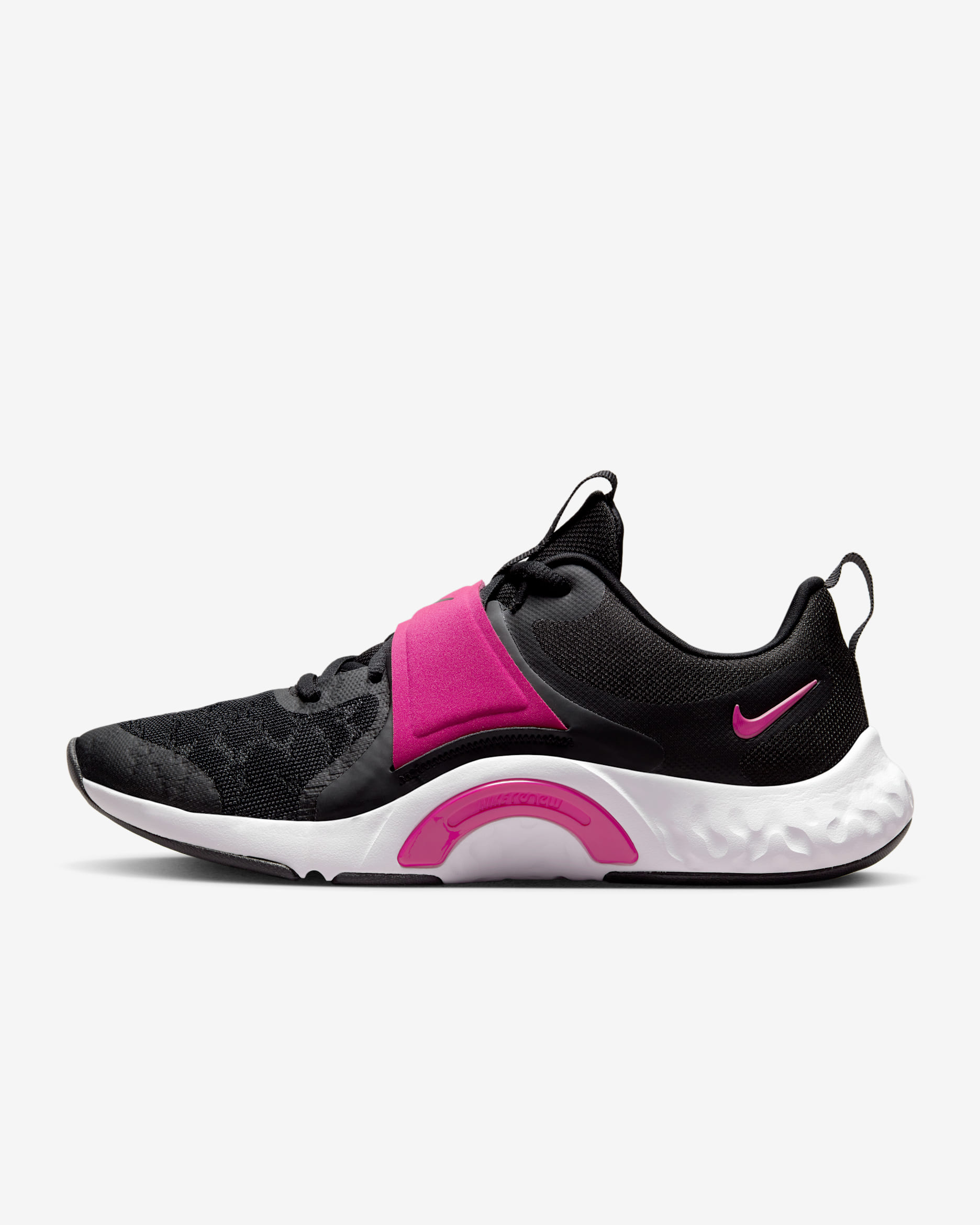 Nike Renew In-Season TR 12 Women's Training Shoes - Black/Dark Smoke Grey/White/Active Pink